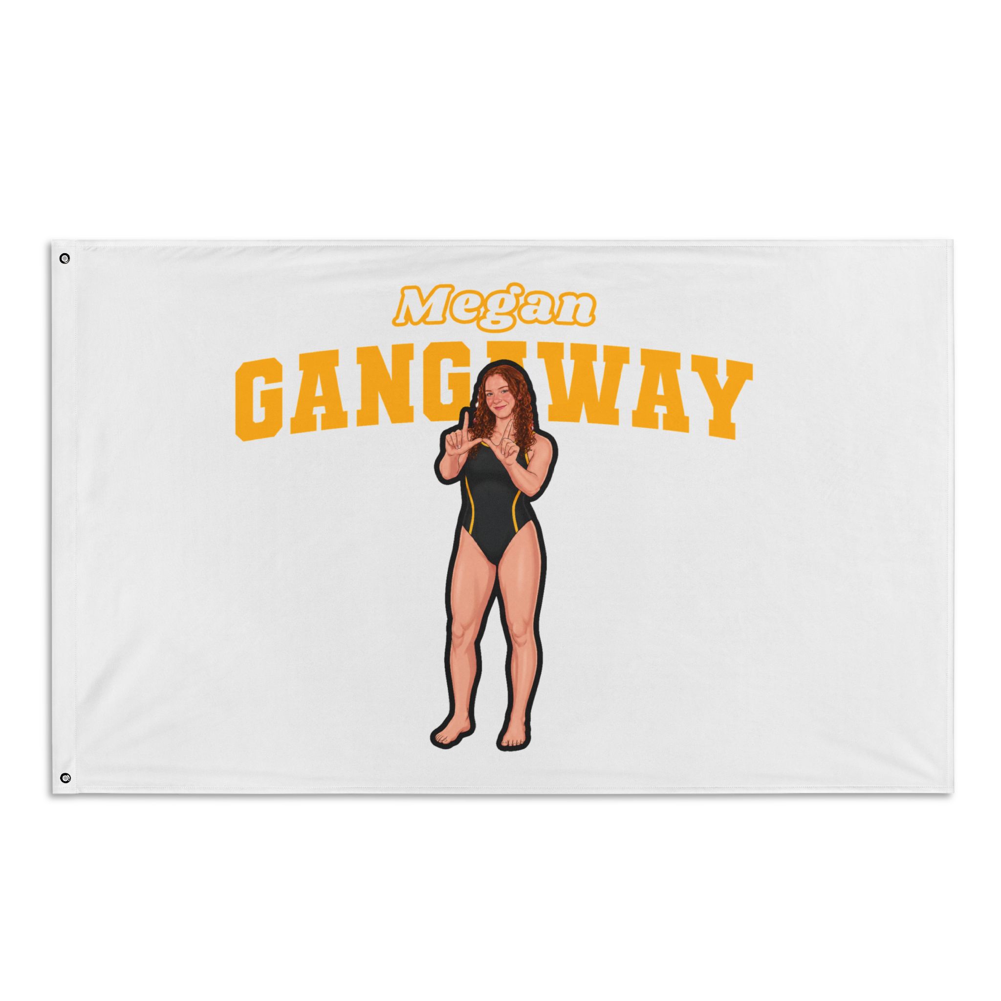 Flag (35 × 56 in) — character_name_arch in Classic