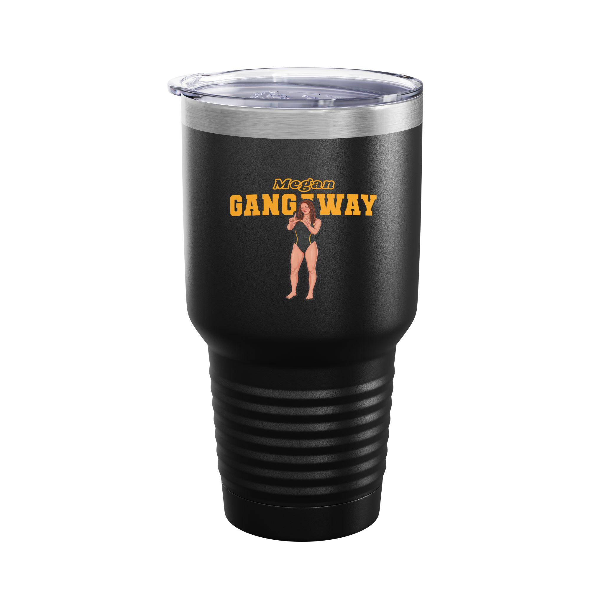 30oz Tumbler — character_name_arch in Black