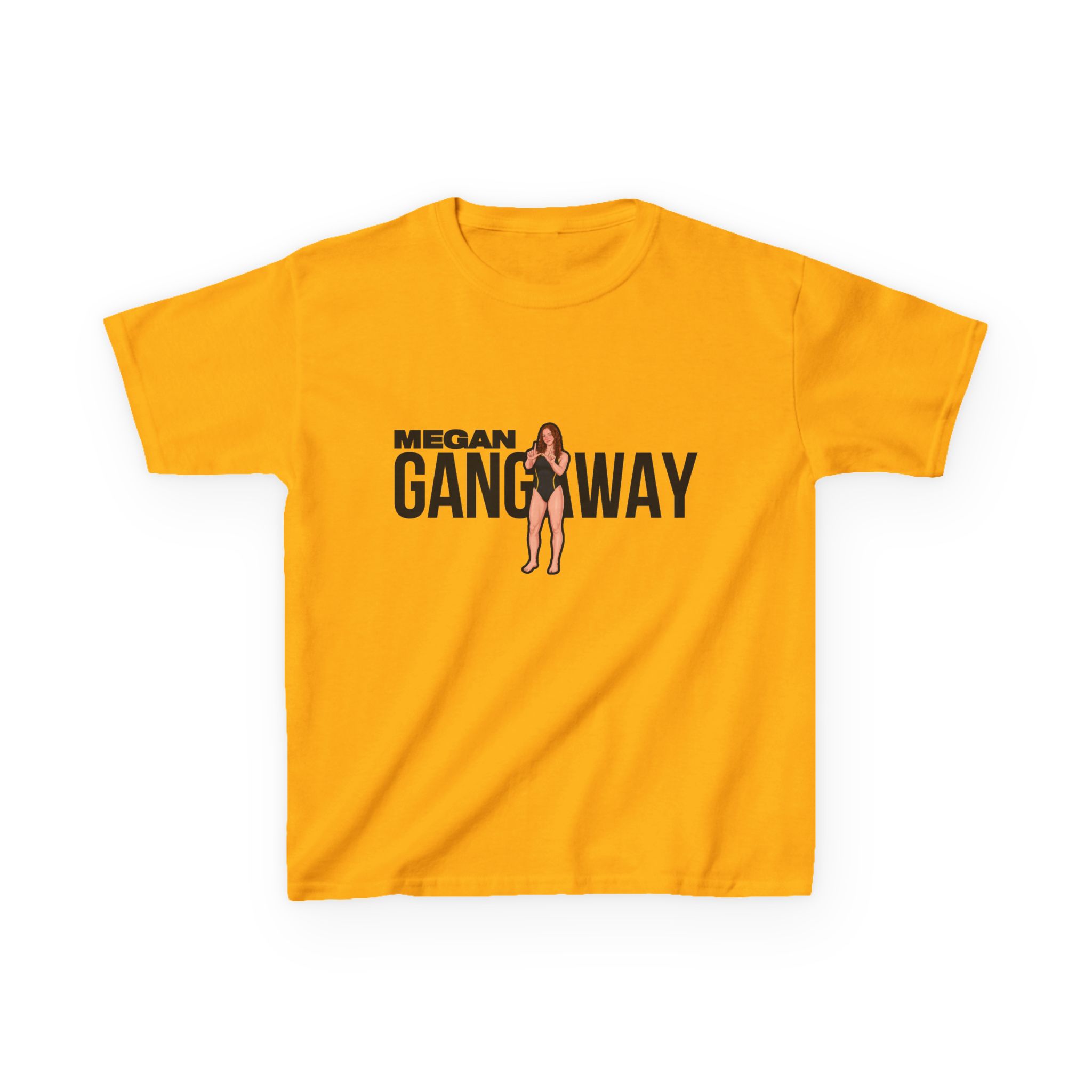Youth Tee — character_player_name in Gold