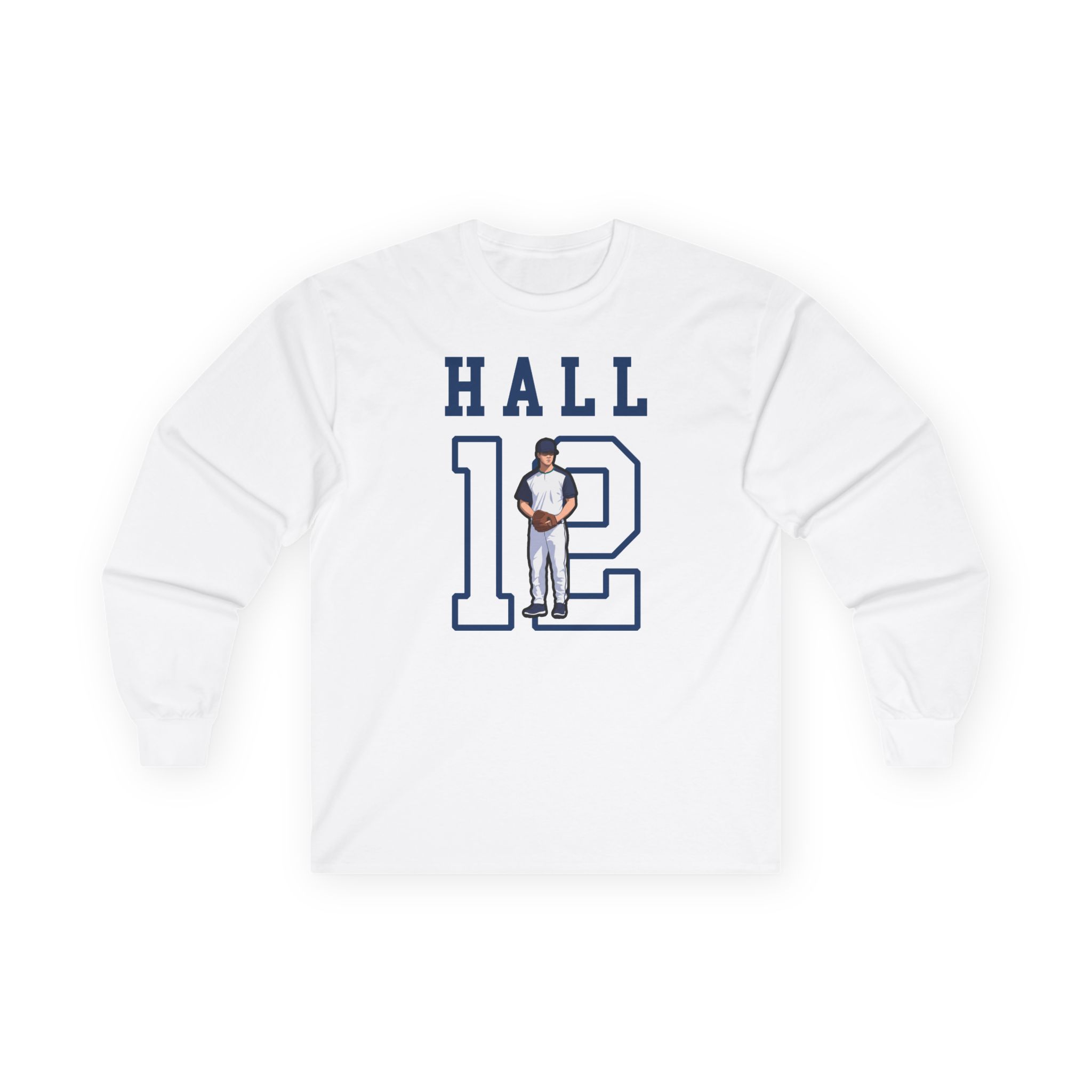 Long Sleeve Tee — character_shirsey in White