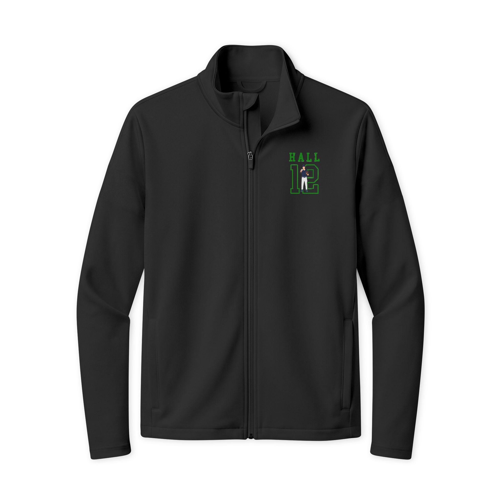 Travel Full-Zip Jacket — character_shirsey in Black/ Black