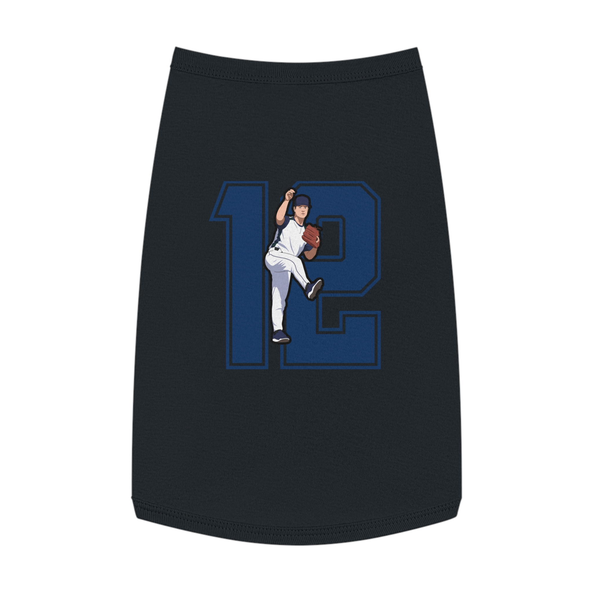 Pet Tank Top — character_number in White