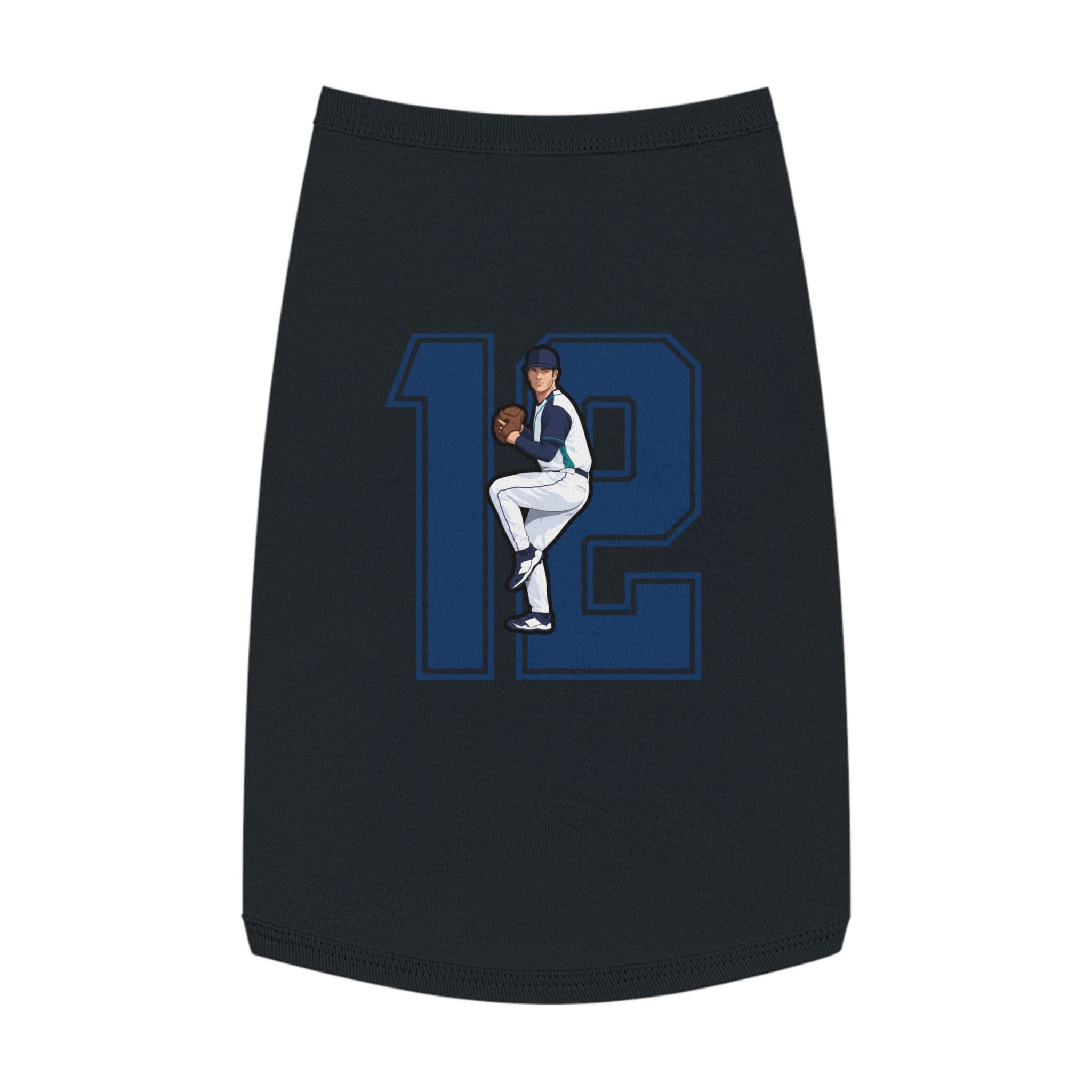 Pet Tank Top — character_number in Black