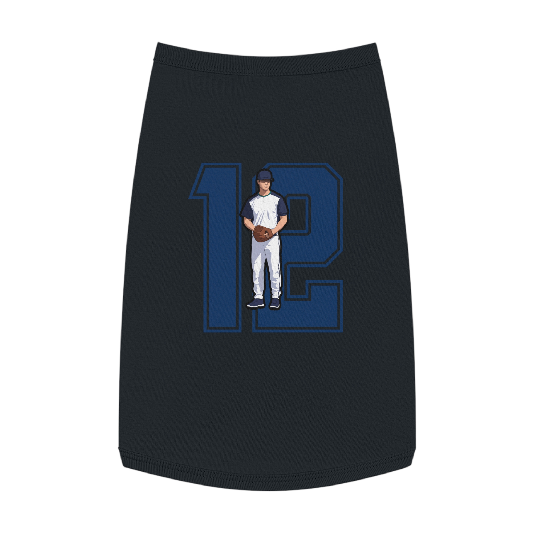 Pet Tank Top — character_number in White