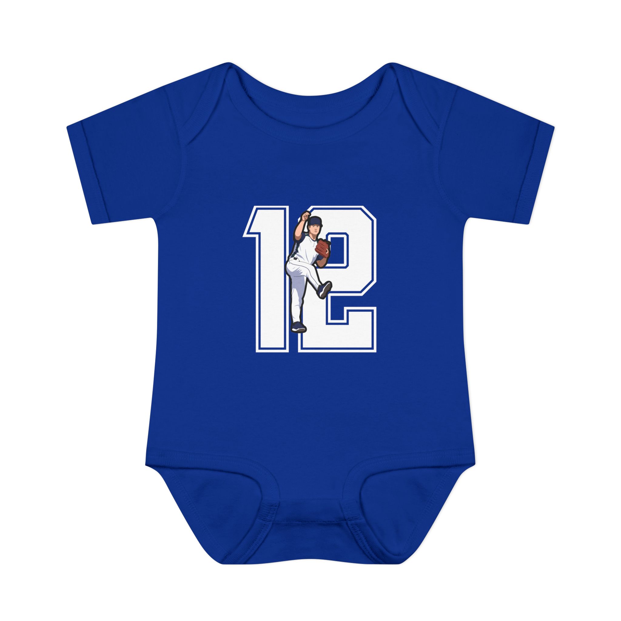Baby Onesie — character_number in Royal