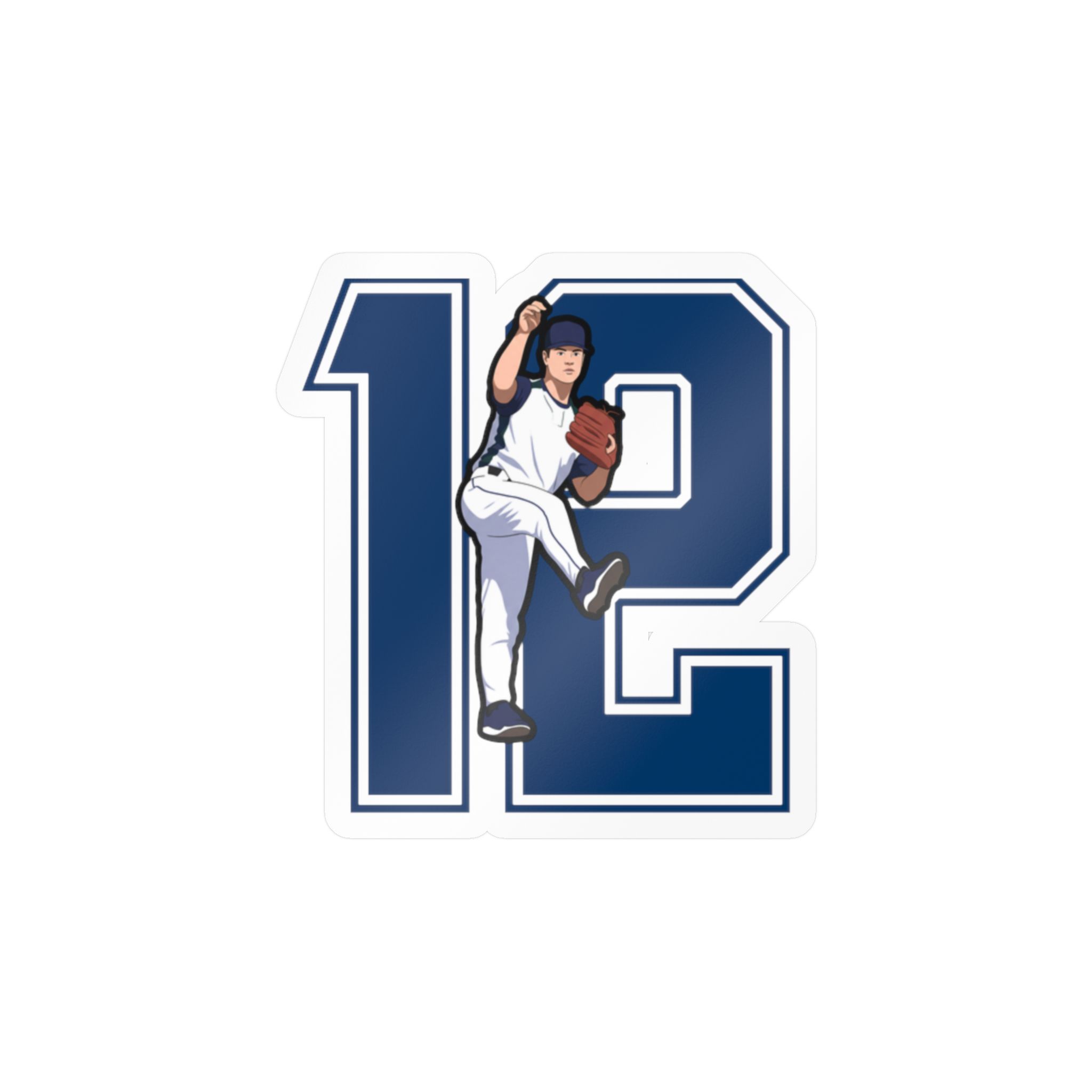 Vinyl Sticker — character_number in Classic