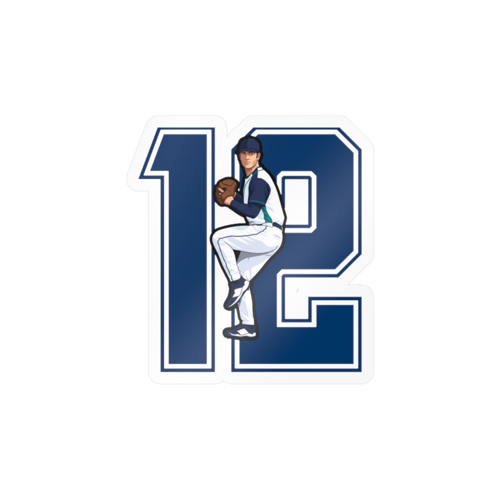 Vinyl Sticker — character_number in Classic