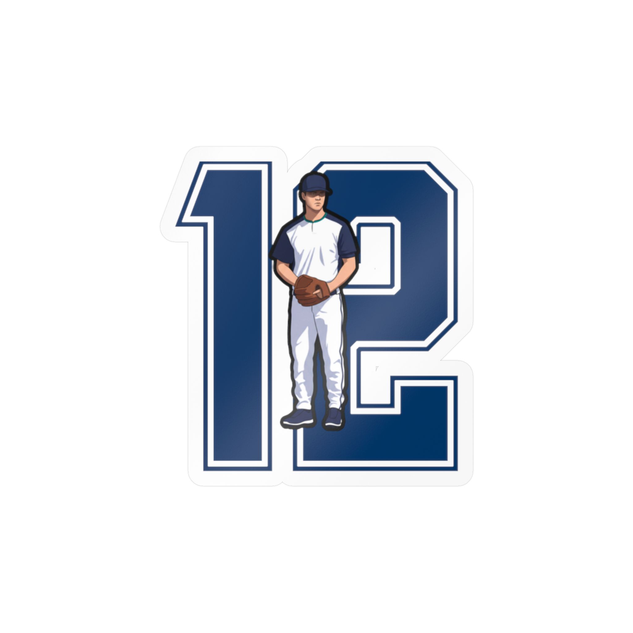 Vinyl Sticker — character_number in Classic
