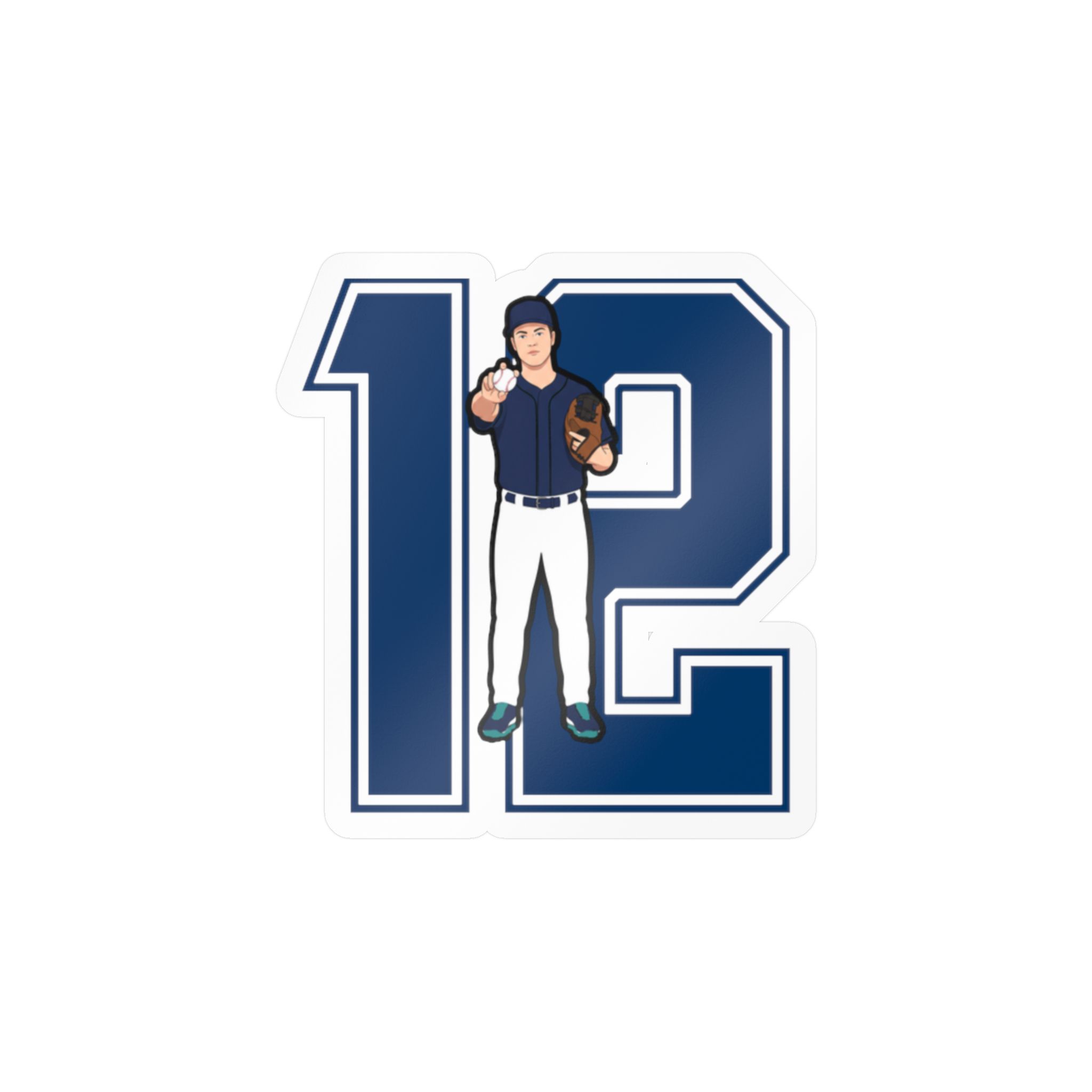 Vinyl Sticker — character_number in Classic