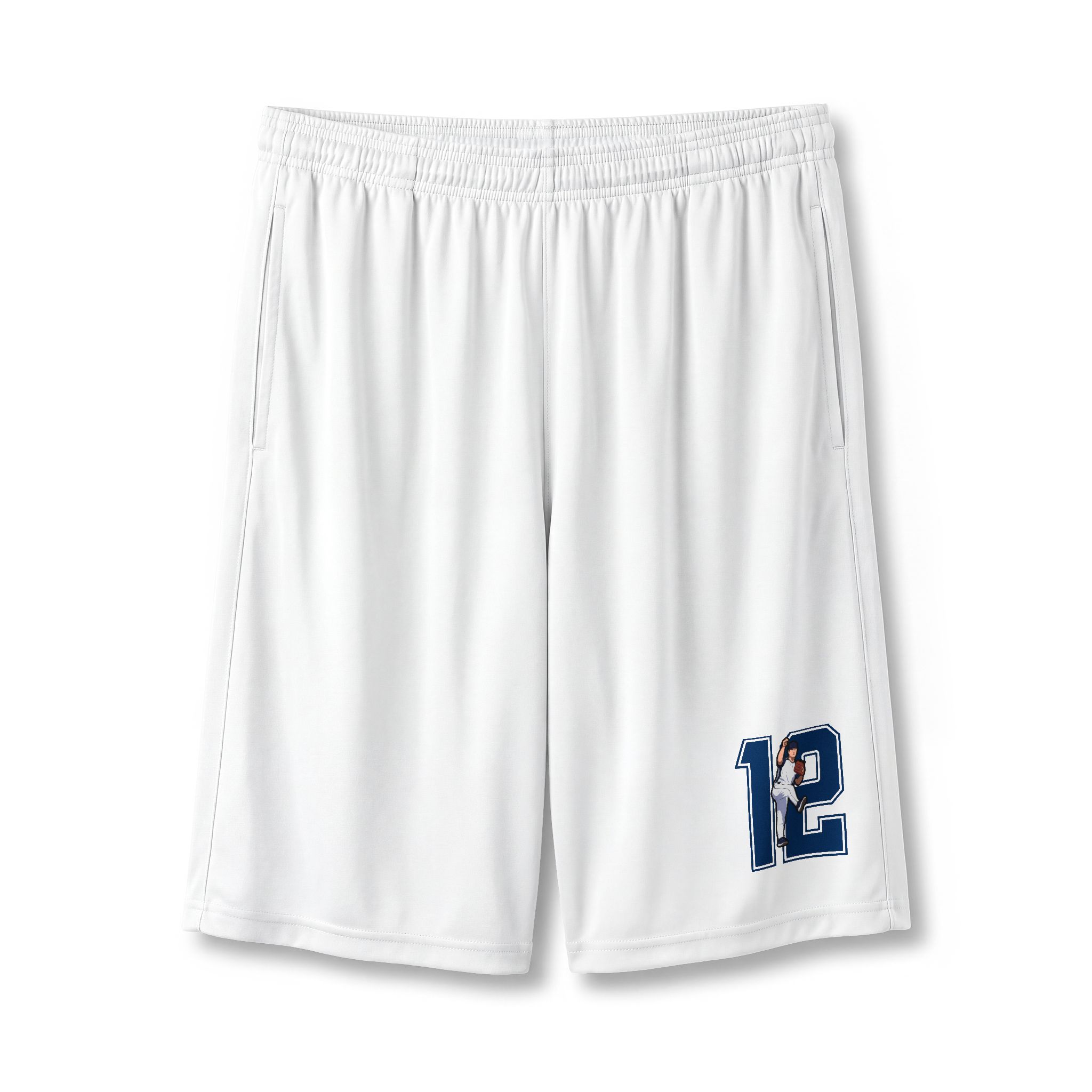 Shorts — character_number in White