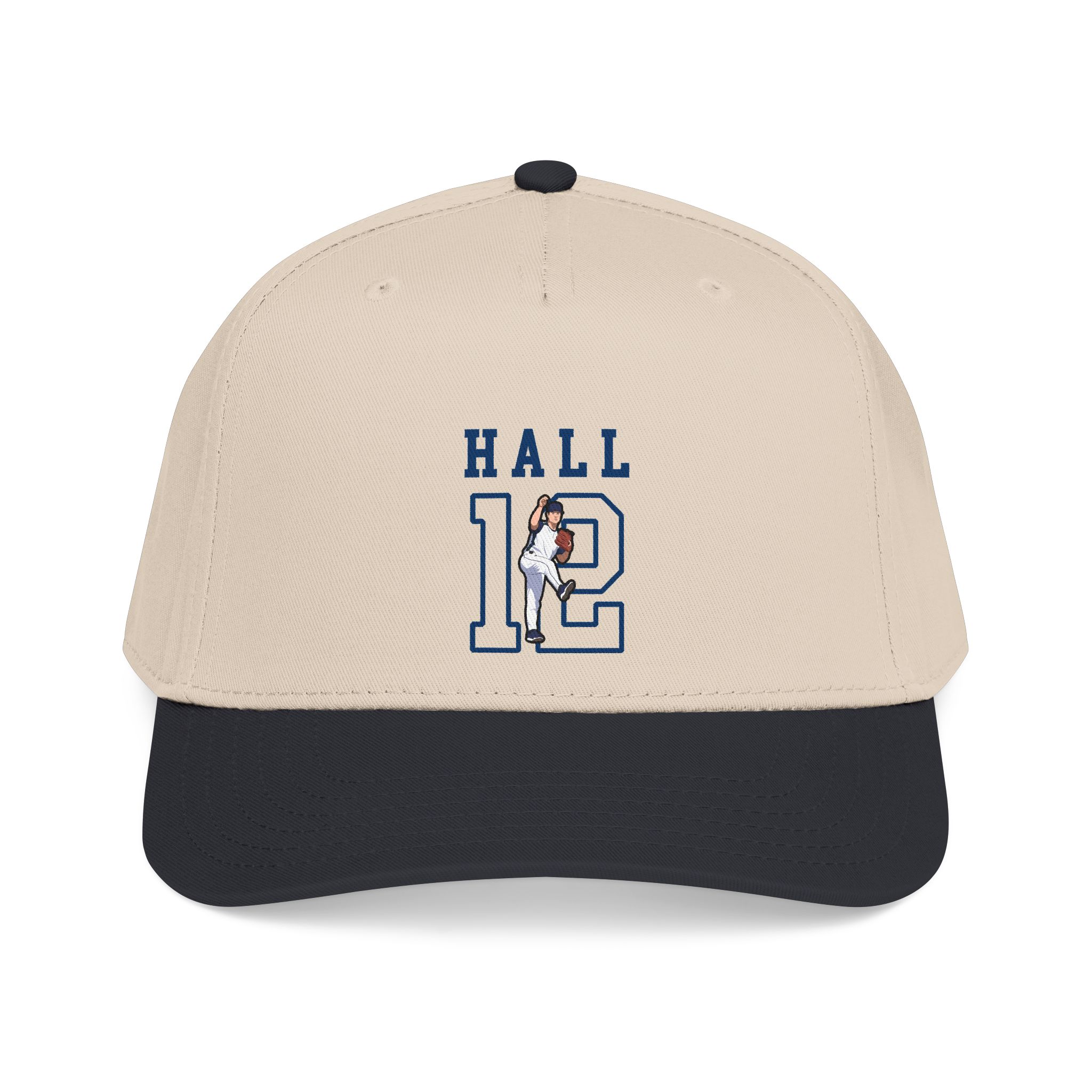 Baseball Cap — character_shirsey in Black / Natural