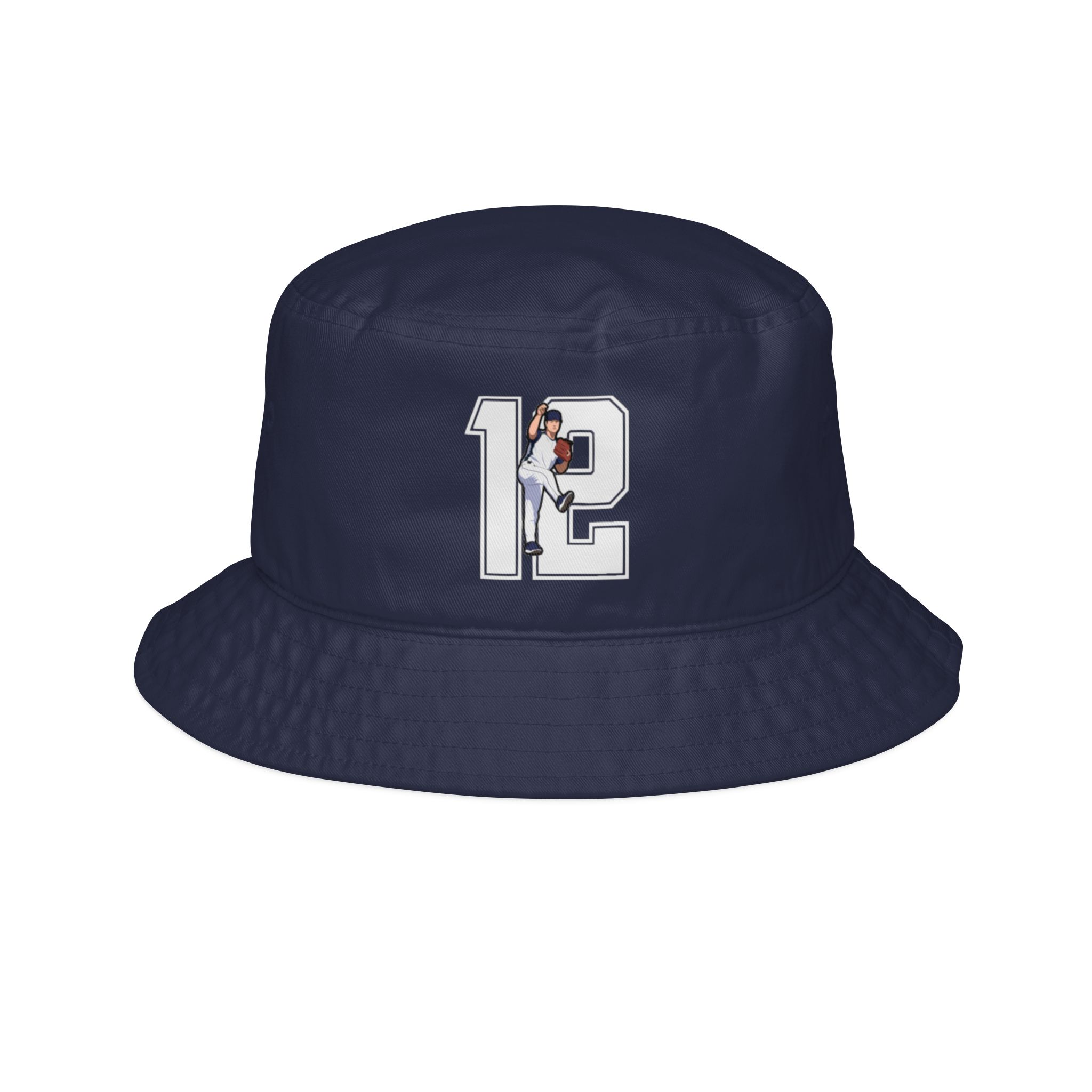 Bucket Hat — character_number in Navy