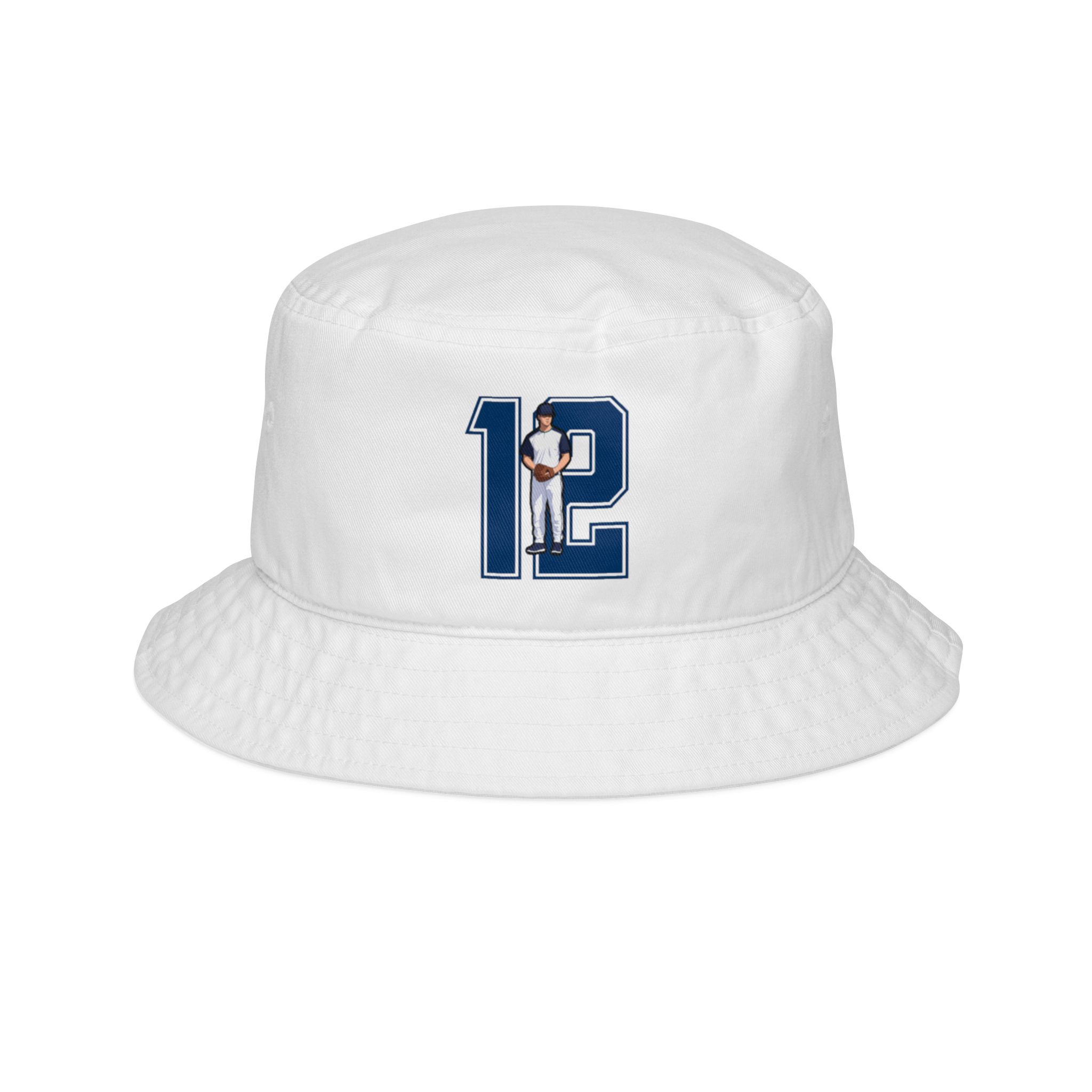 Bucket Hat — character_number in White