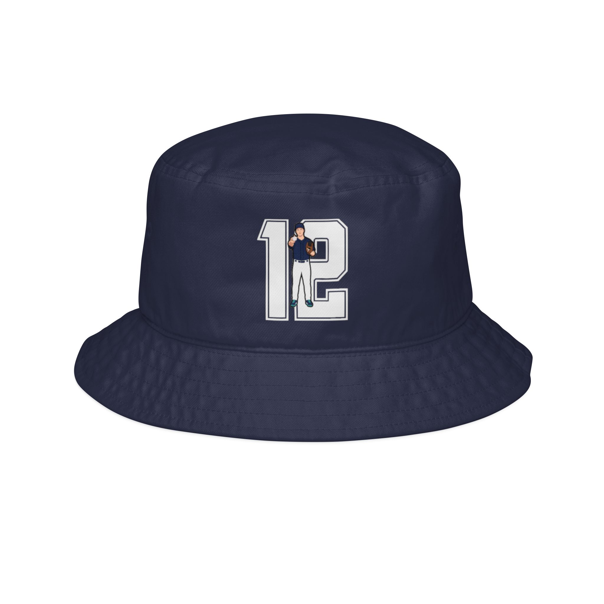 Bucket Hat — character_number in Navy