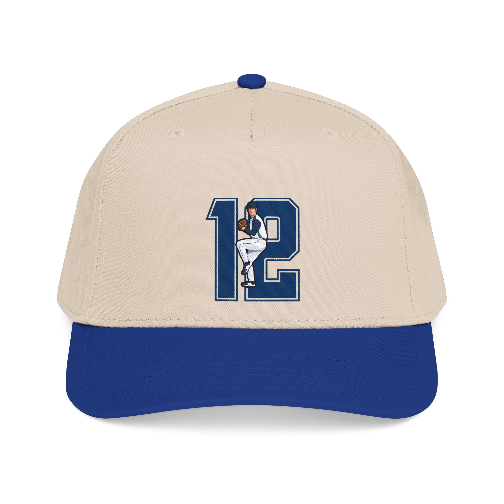 Baseball Cap — character_number in Royal / Natural