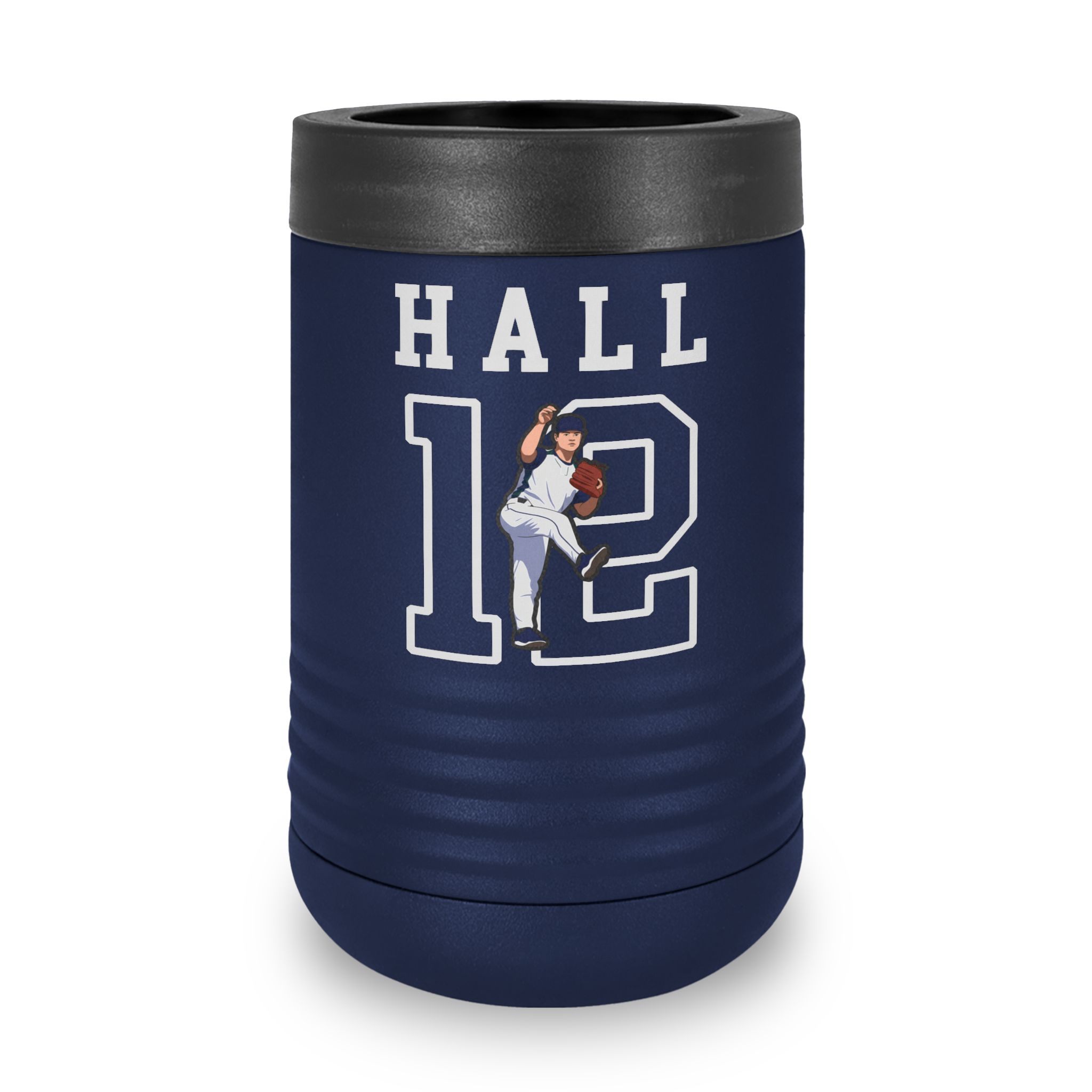 Stainless Can Cooler — character_shirsey in Navy