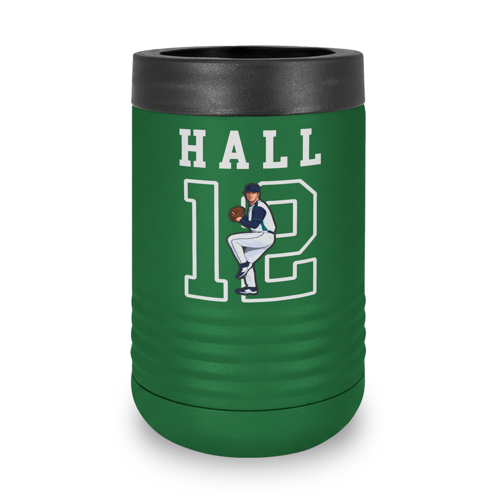 Stainless Can Cooler — character_shirsey in Green