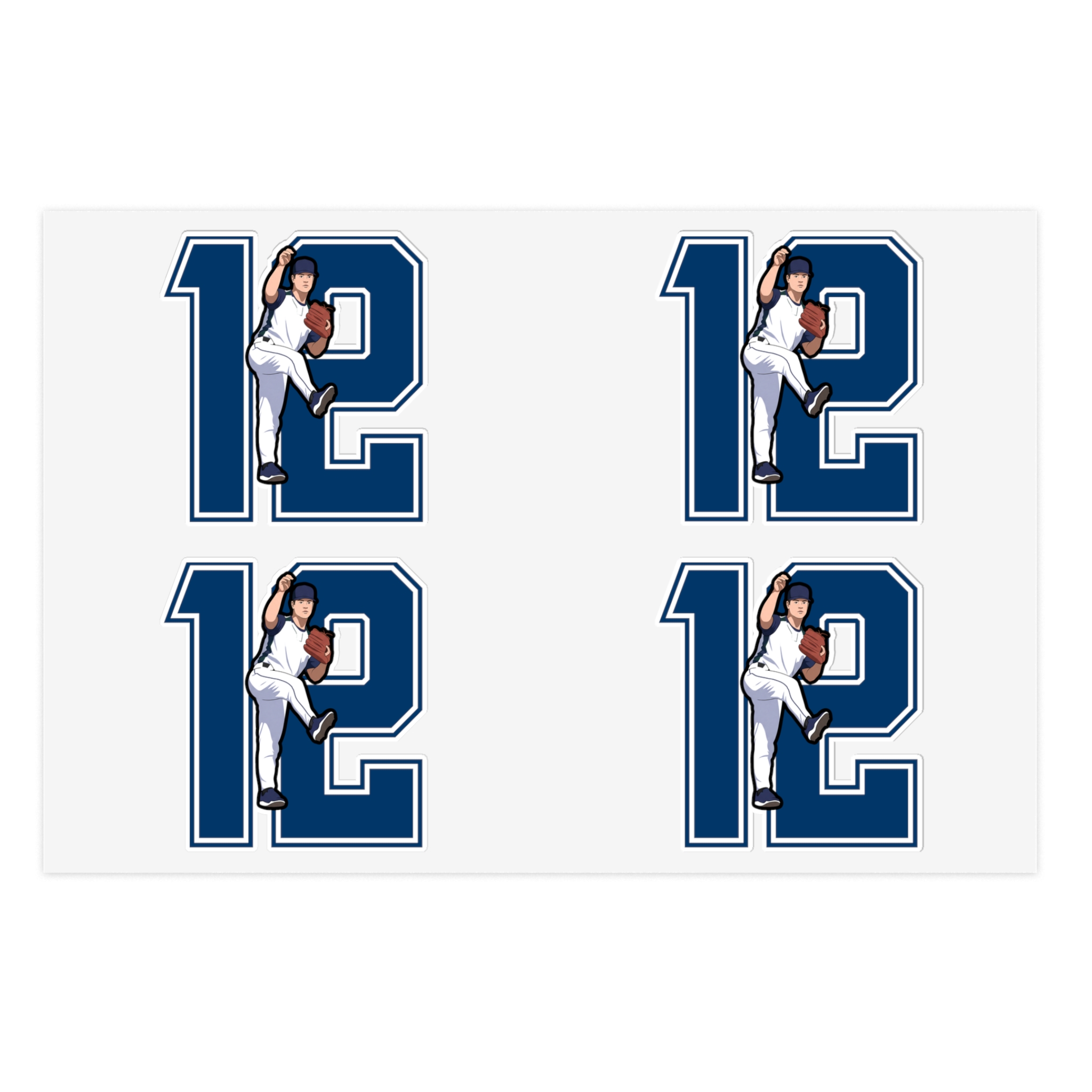 Sticker Sheet — character_number in Classic