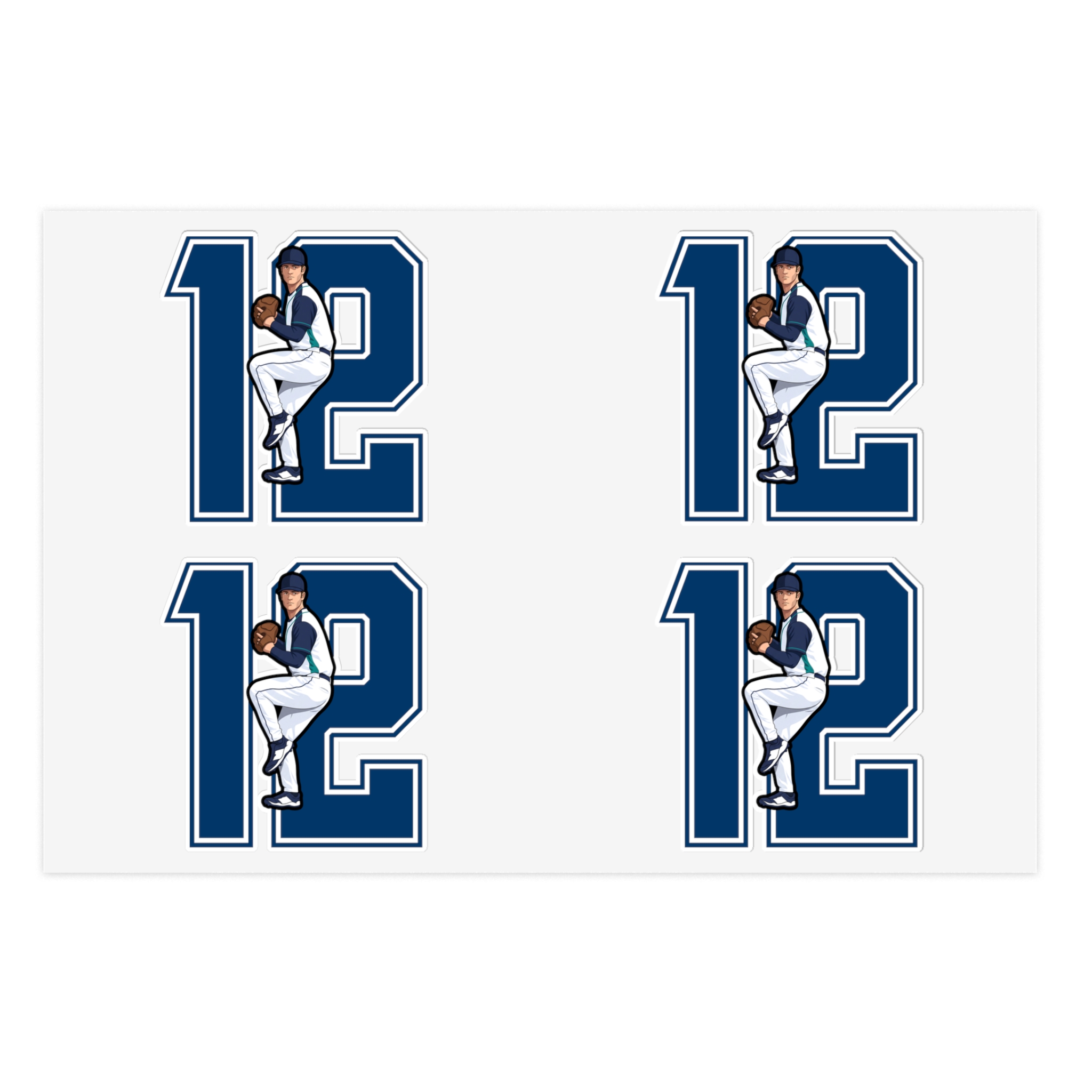 Sticker Sheet — character_number in Classic