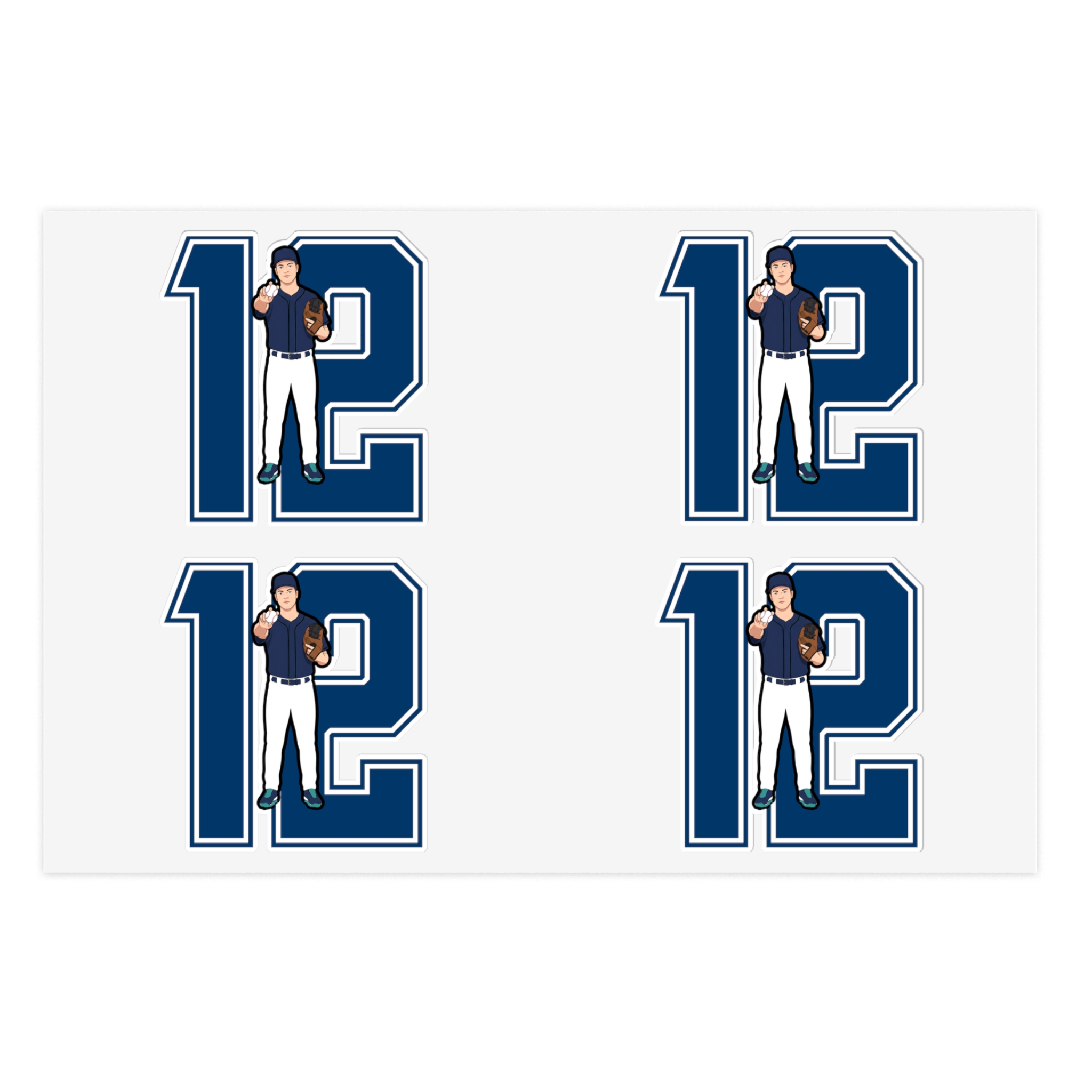 Sticker Sheet — character_number in Classic