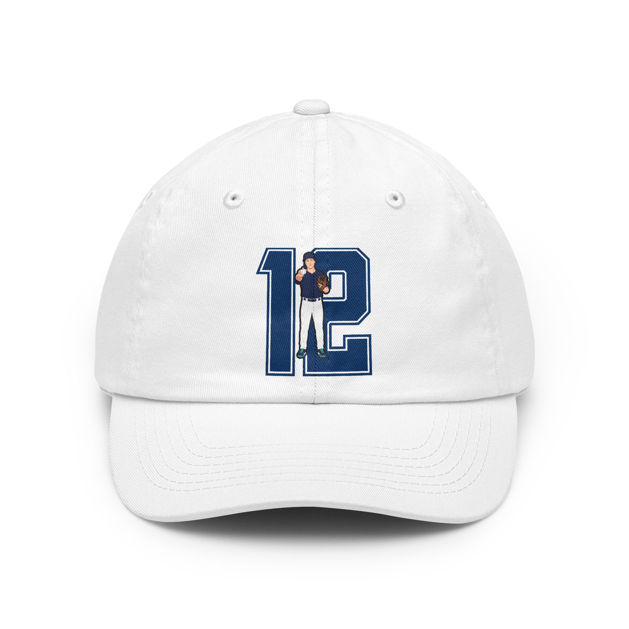 Classic Cap — character_number in White