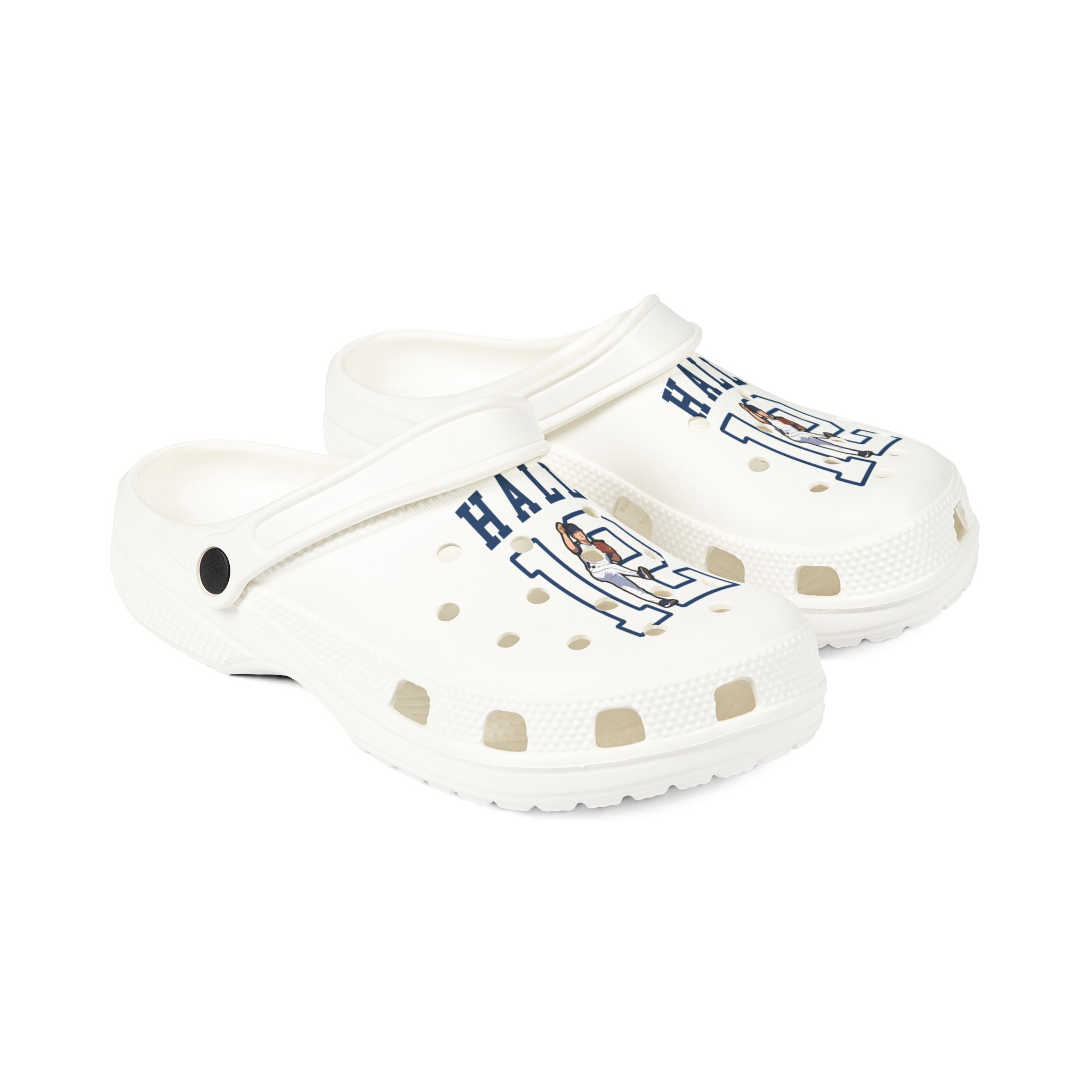 Rubber Clogs — character_shirsey in White