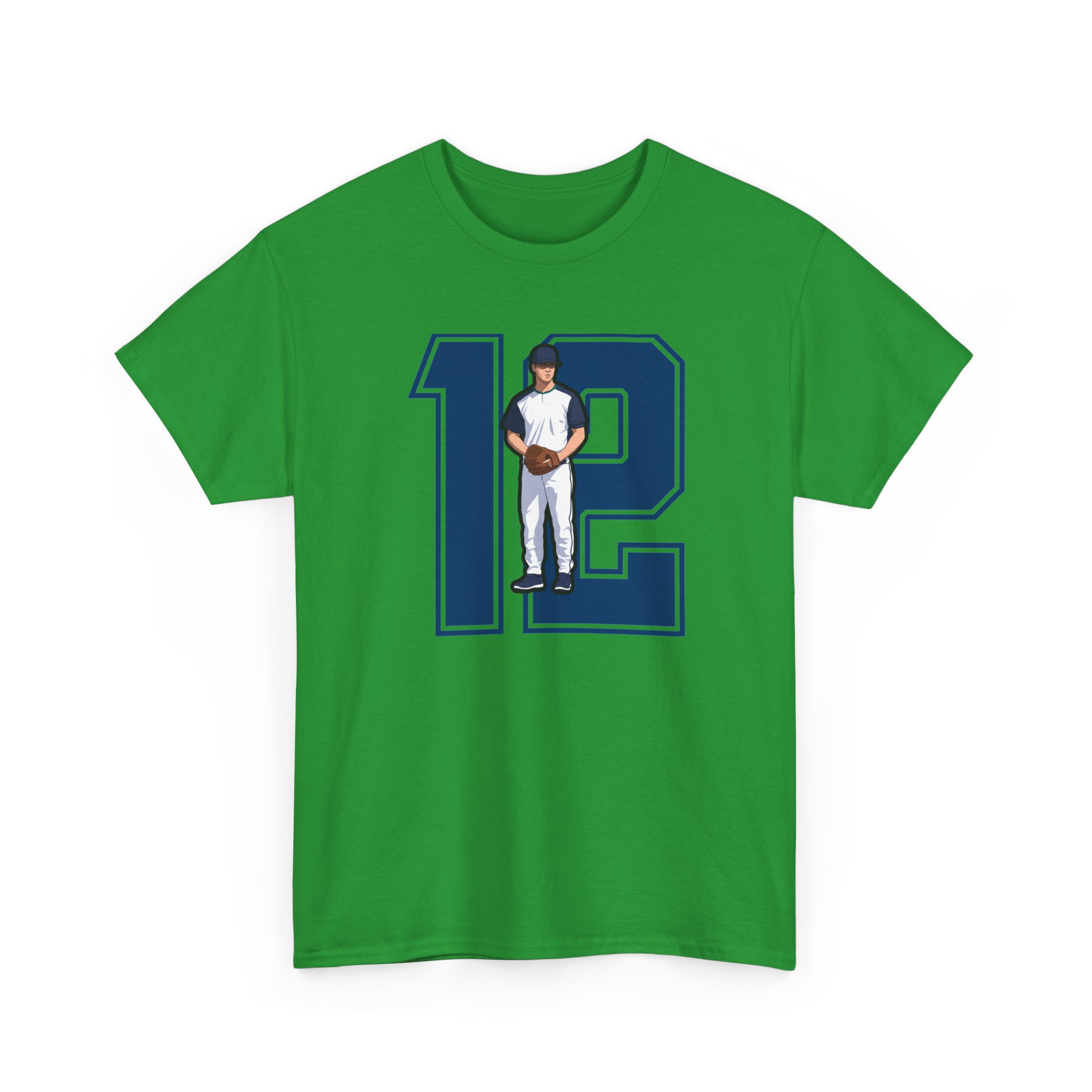 Tee — character_number in Green