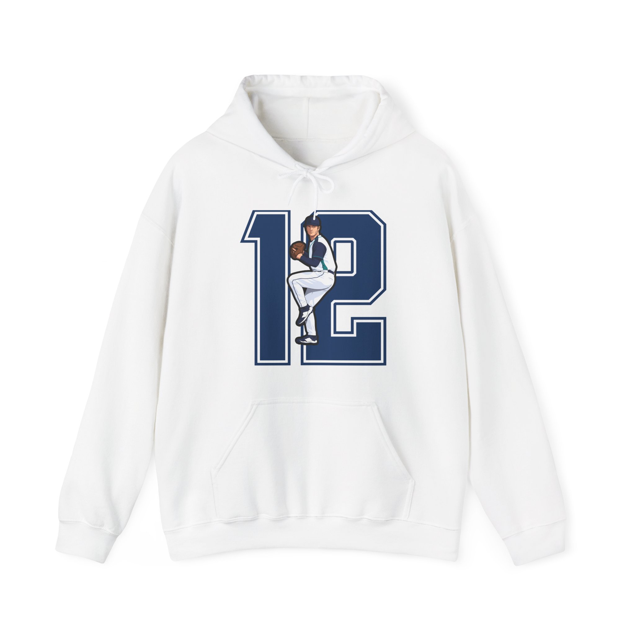 Hoodie — character_number in White