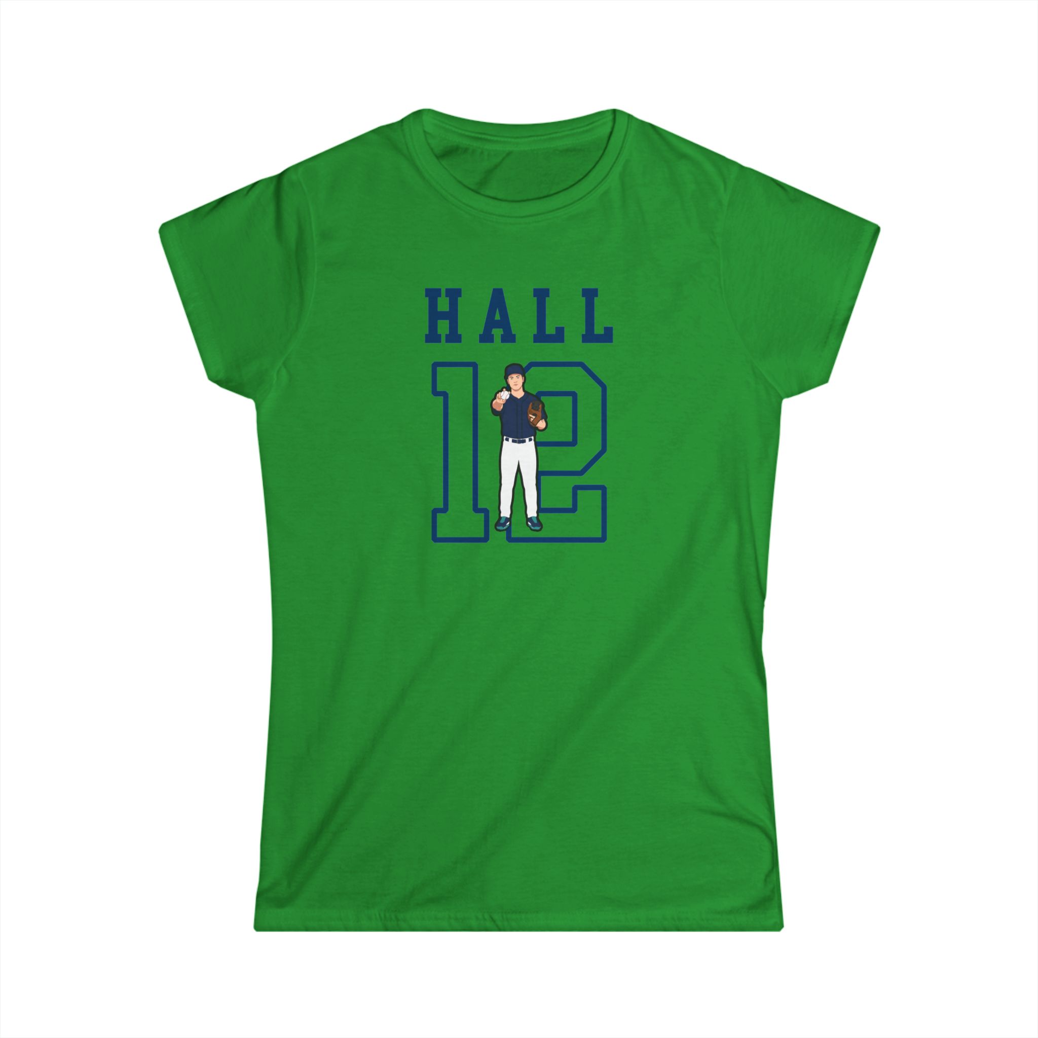 Women's Softstyle Tee — character_shirsey in Green