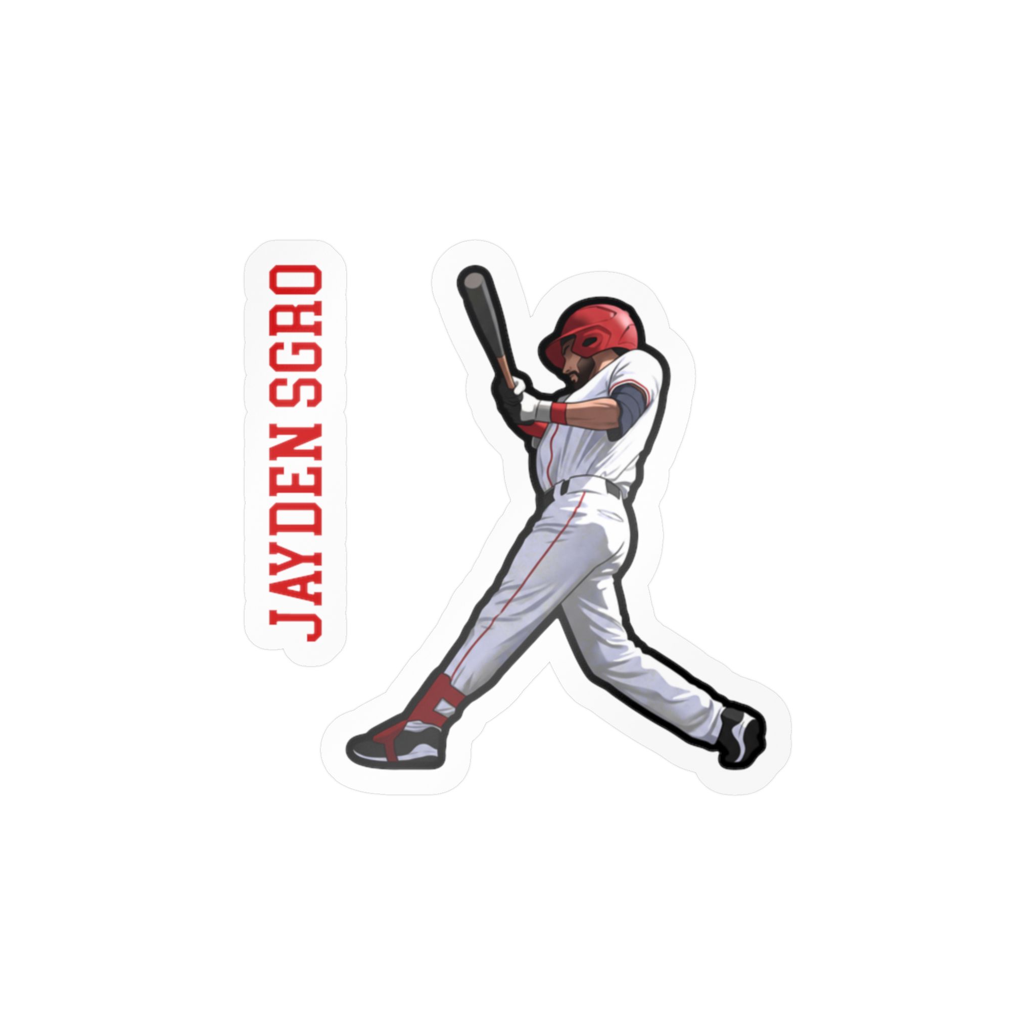 Vinyl Sticker — character_name_vertical in Classic