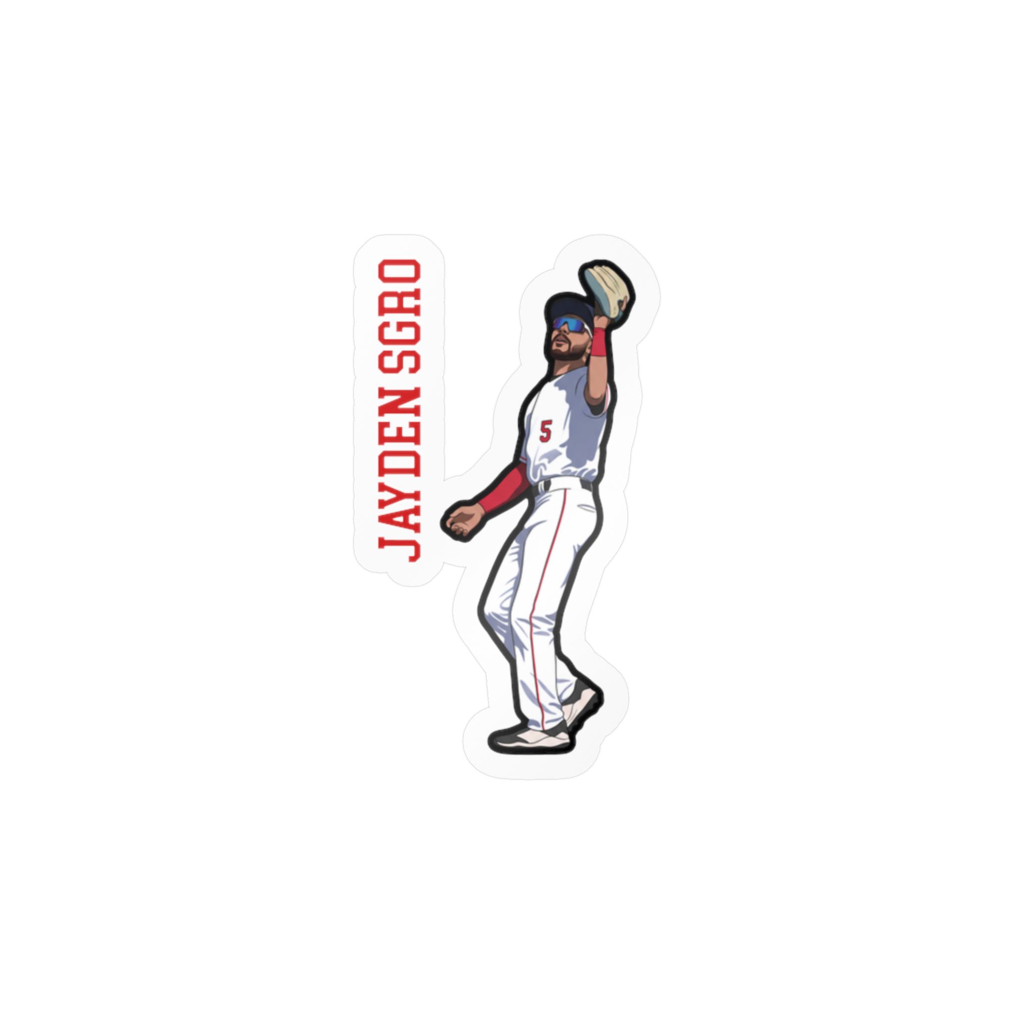 Vinyl Sticker — character_name_vertical in Classic