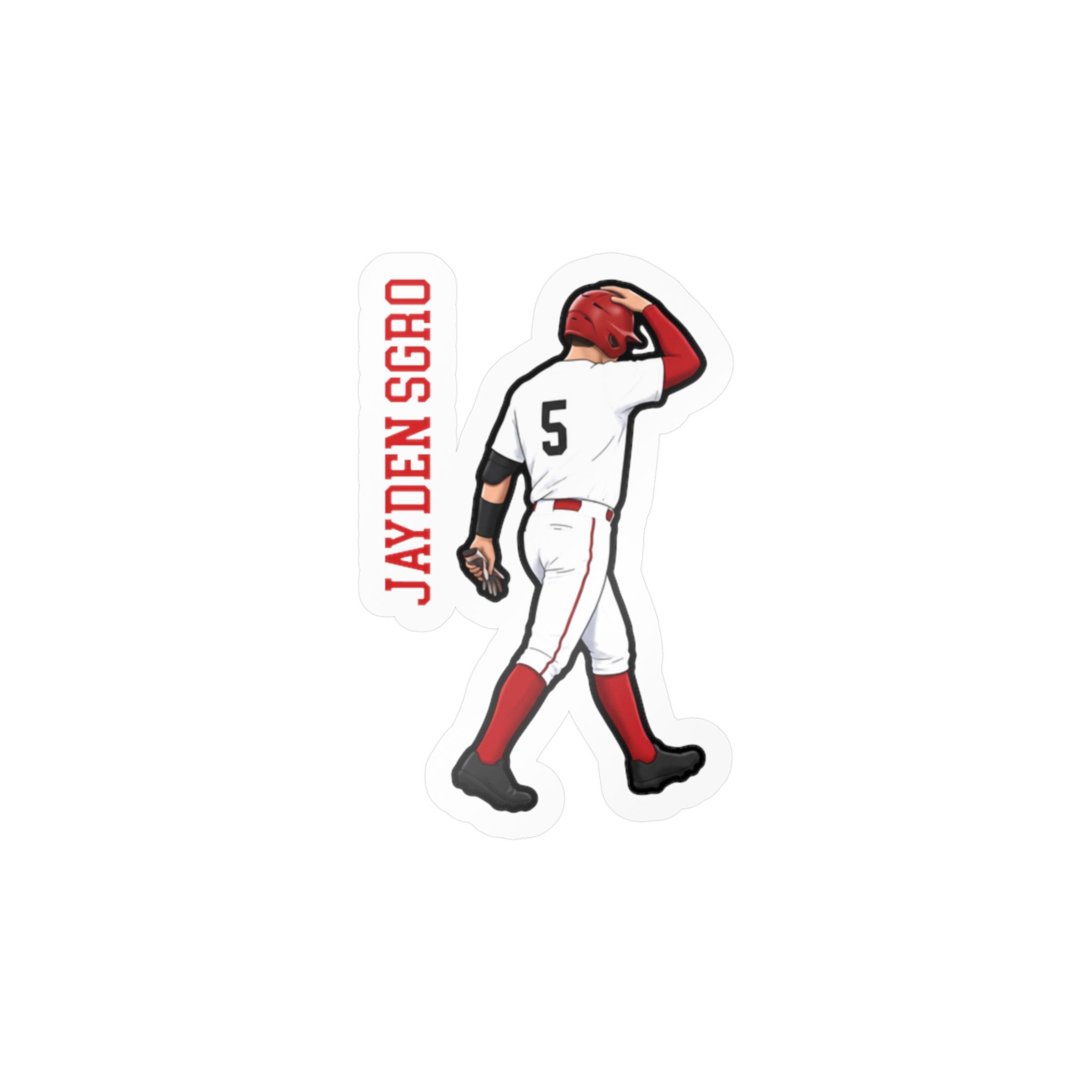 Vinyl Sticker — character_name_vertical in Classic