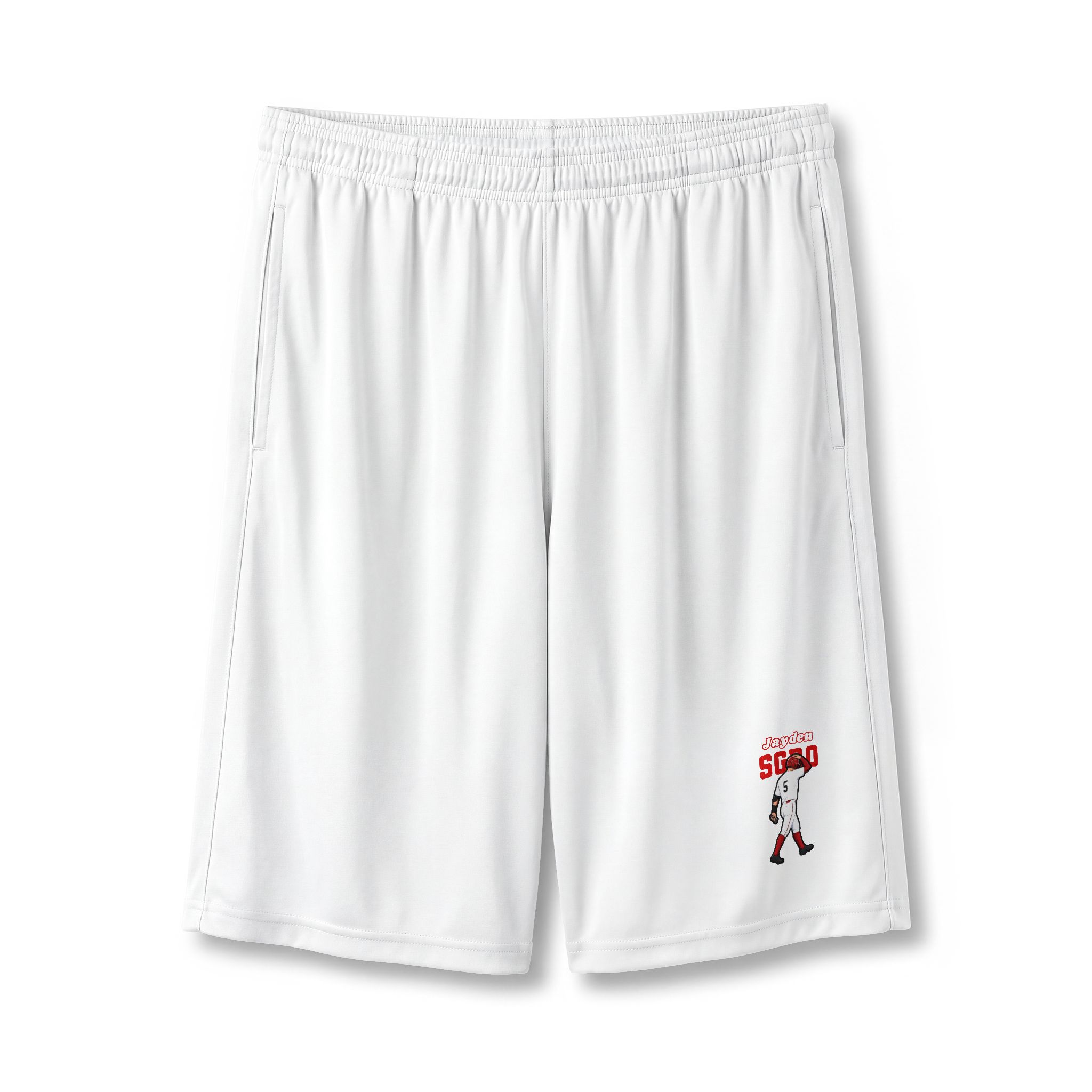 Shorts — character_name_arch in White