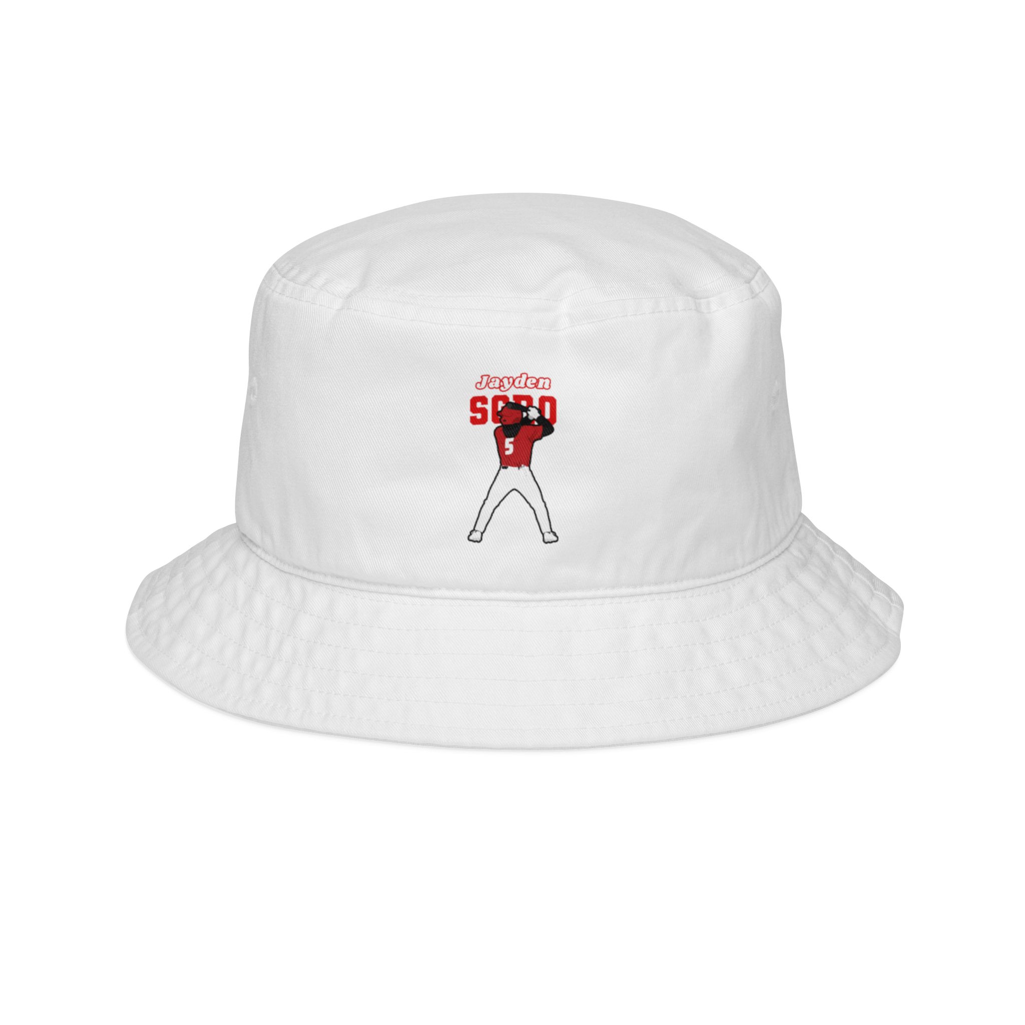 Bucket Hat — character_name_arch in White