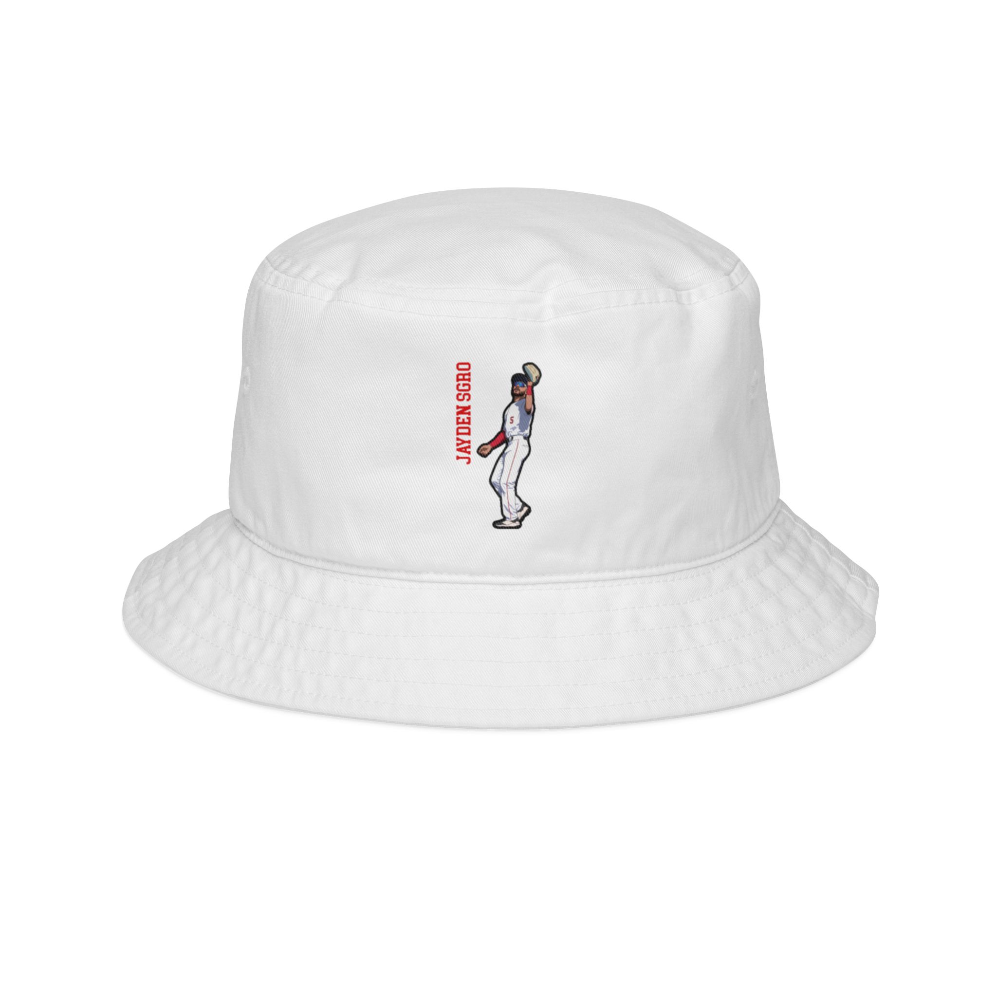 Bucket Hat — character_name_vertical in White
