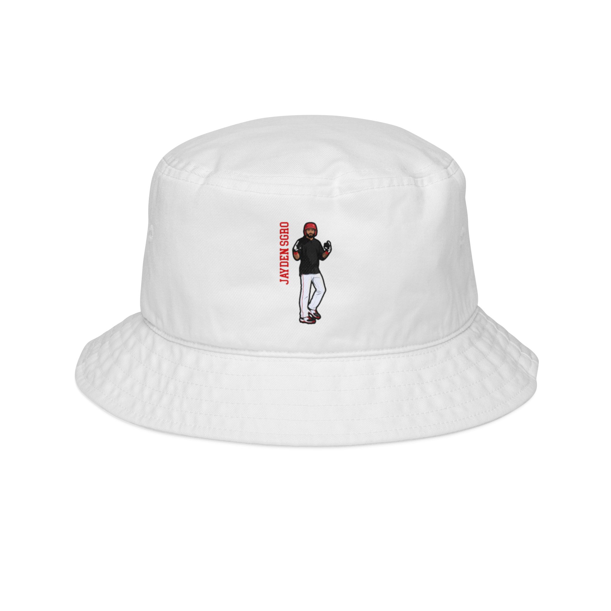 Bucket Hat — character_name_vertical in White