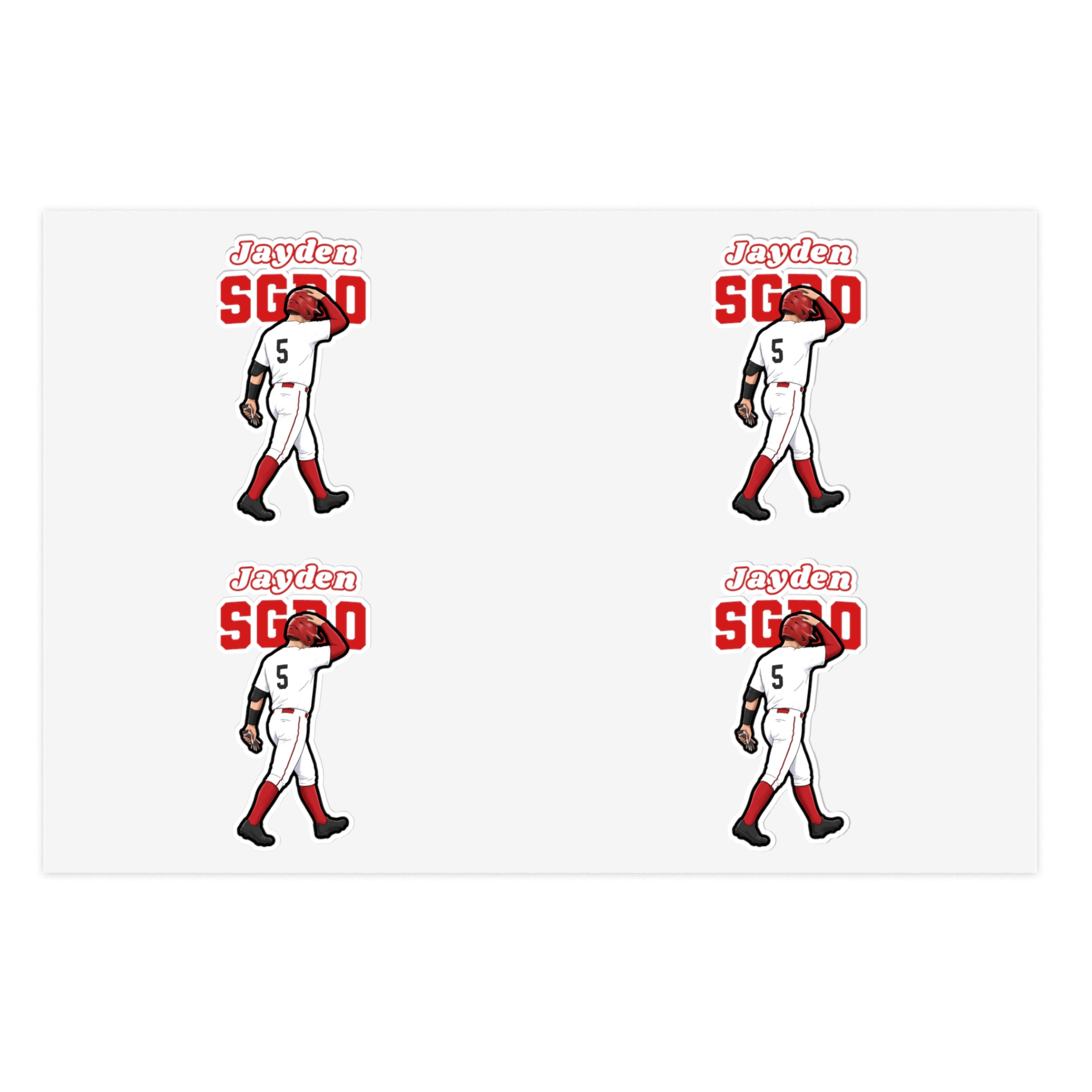 Sticker Sheet — character_name_arch in Classic