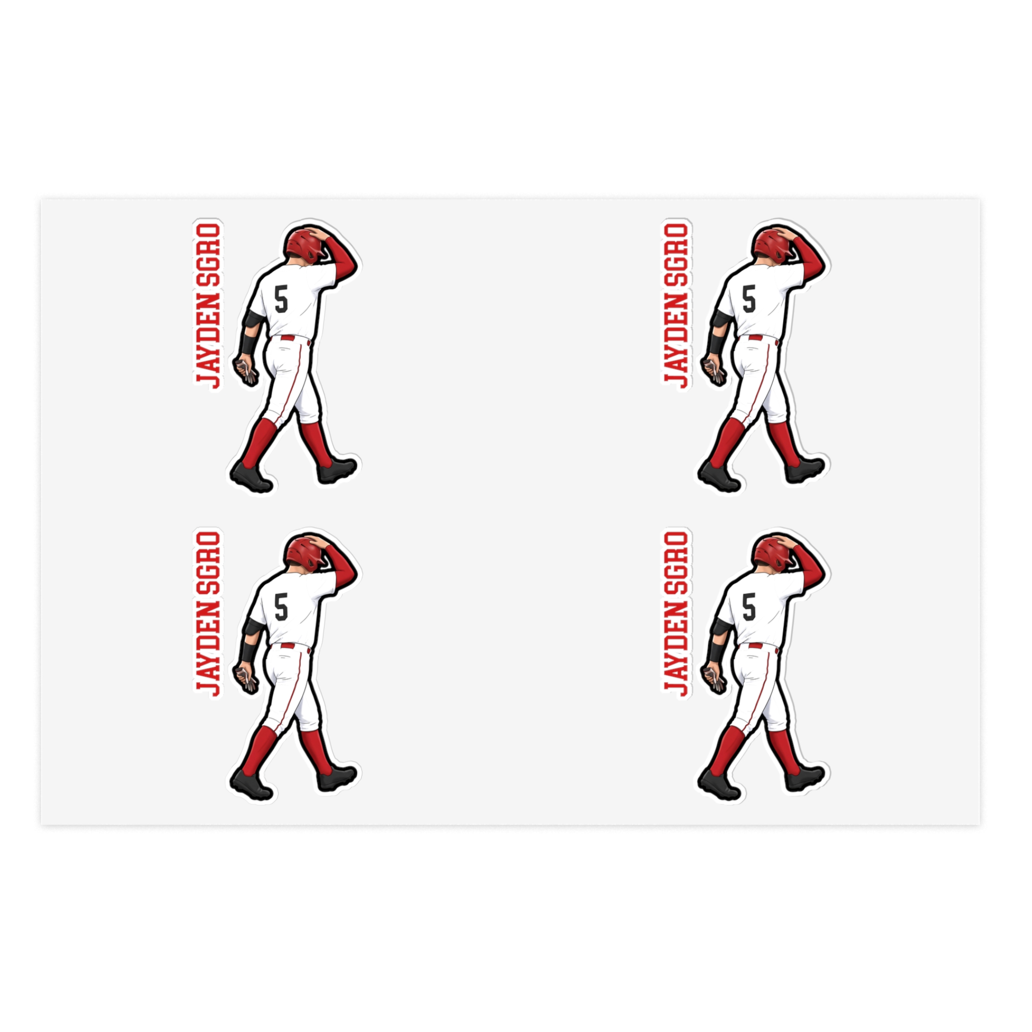 Sticker Sheet — character_name_vertical in Classic