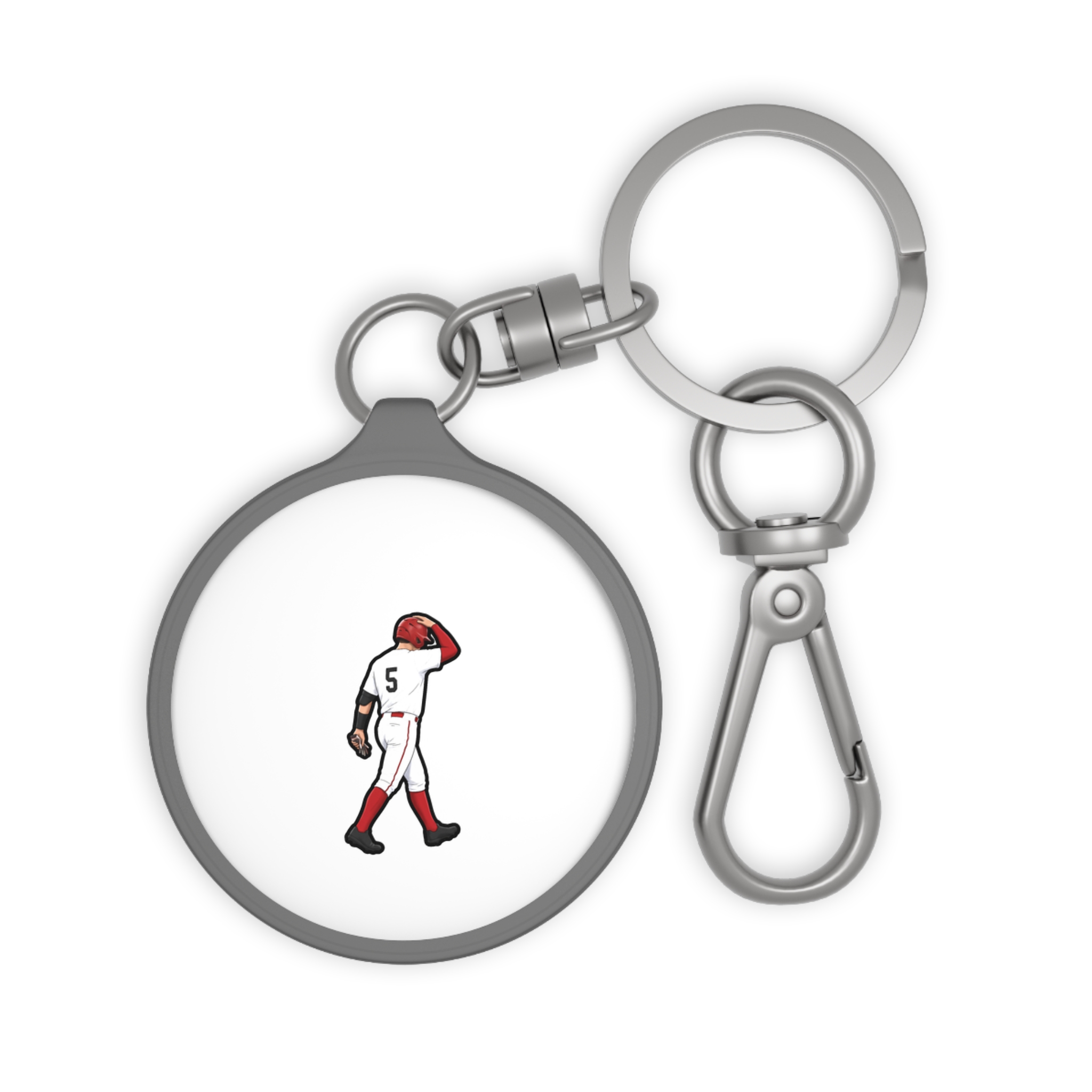 Keychain — character_name_arch in Grey