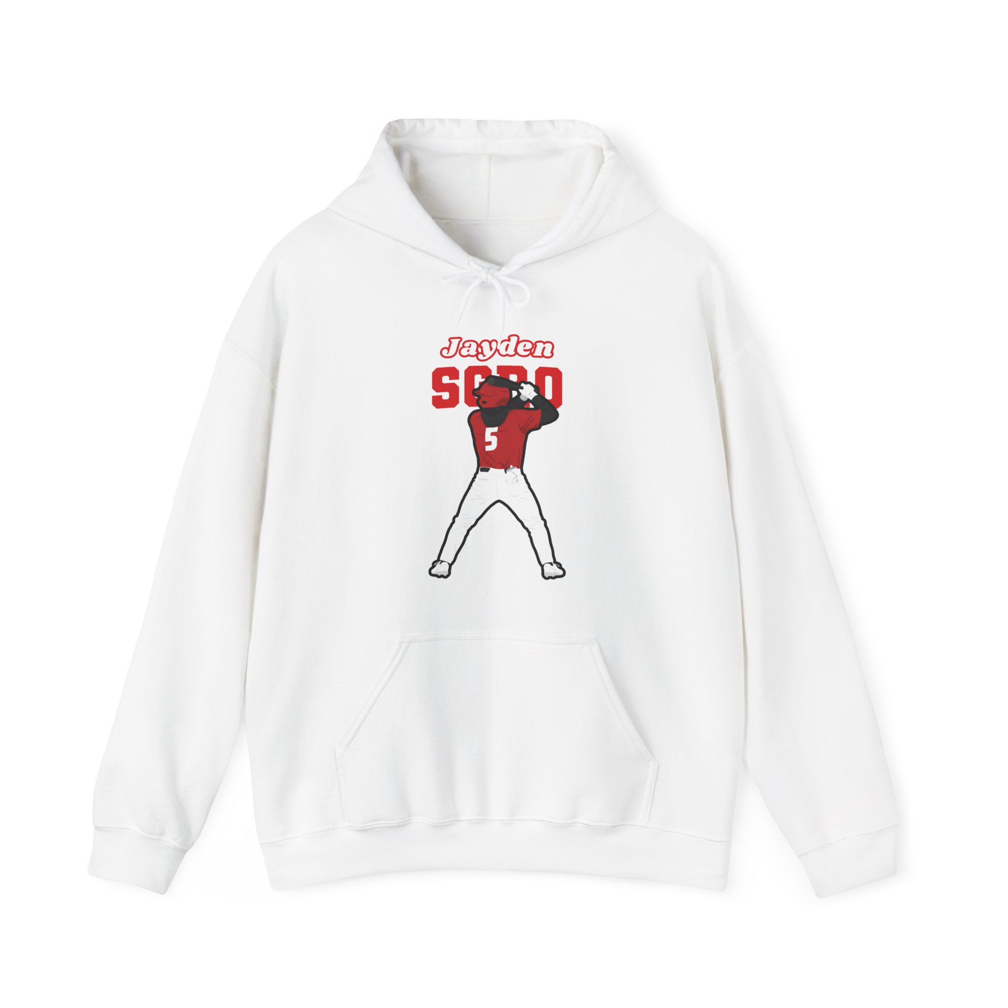 Hoodie — character_name_arch in White