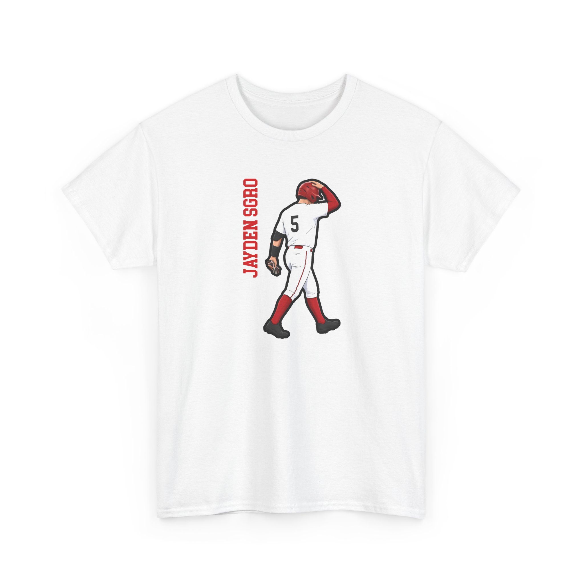 Tee — character_name_vertical in White