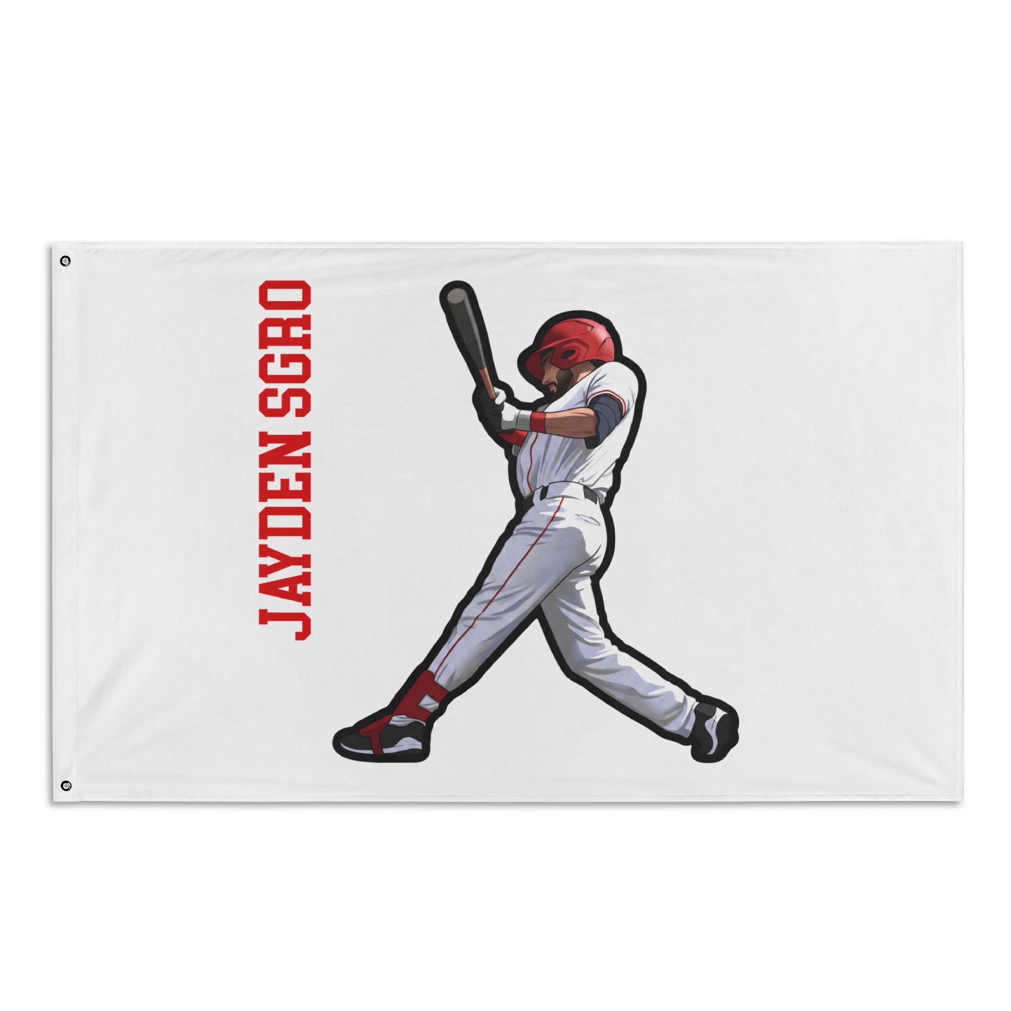 Flag (35 × 56 in) — character_name_vertical in Classic