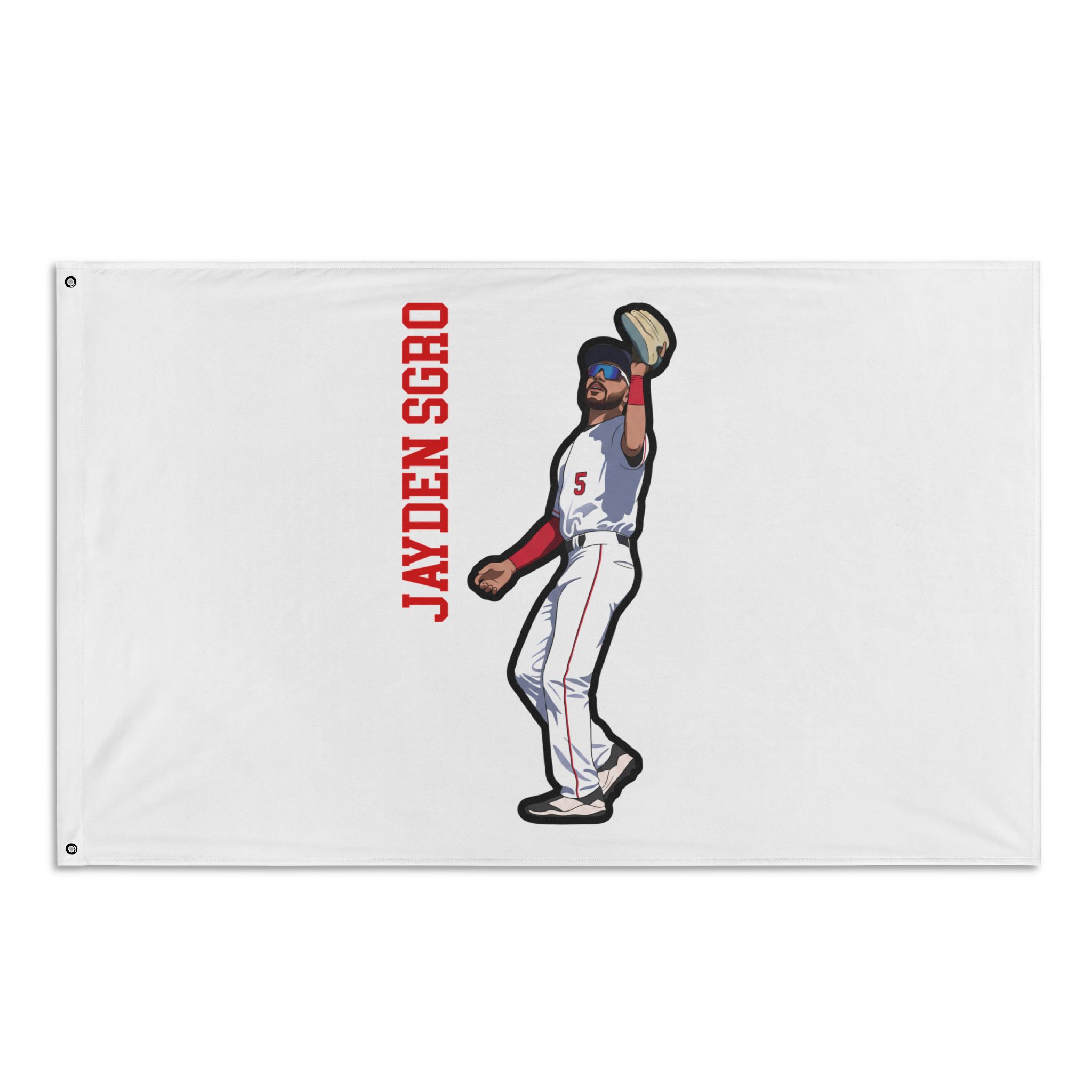 Flag (35 × 56 in) — character_name_vertical in Classic