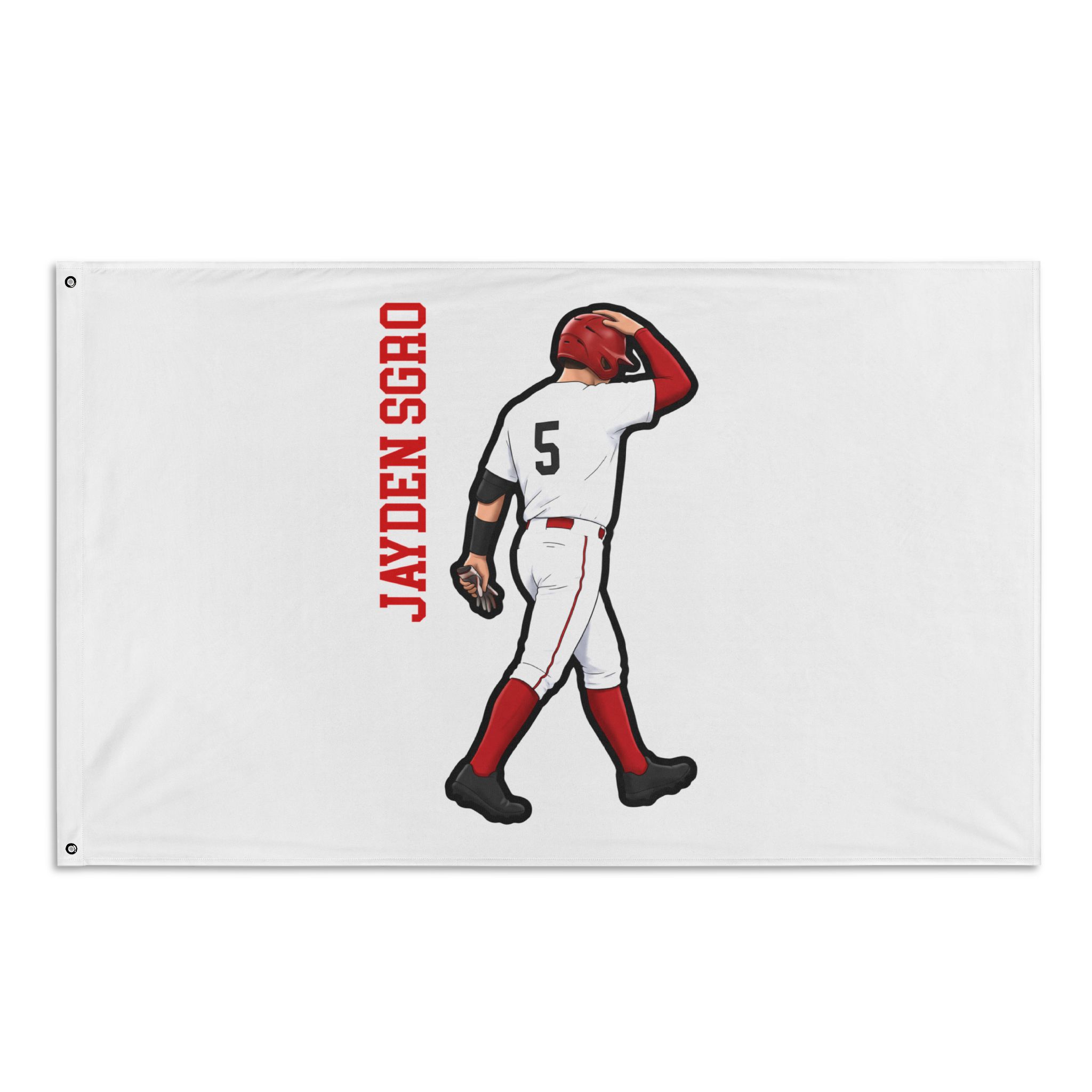 Flag (35 × 56 in) — character_name_vertical in Classic