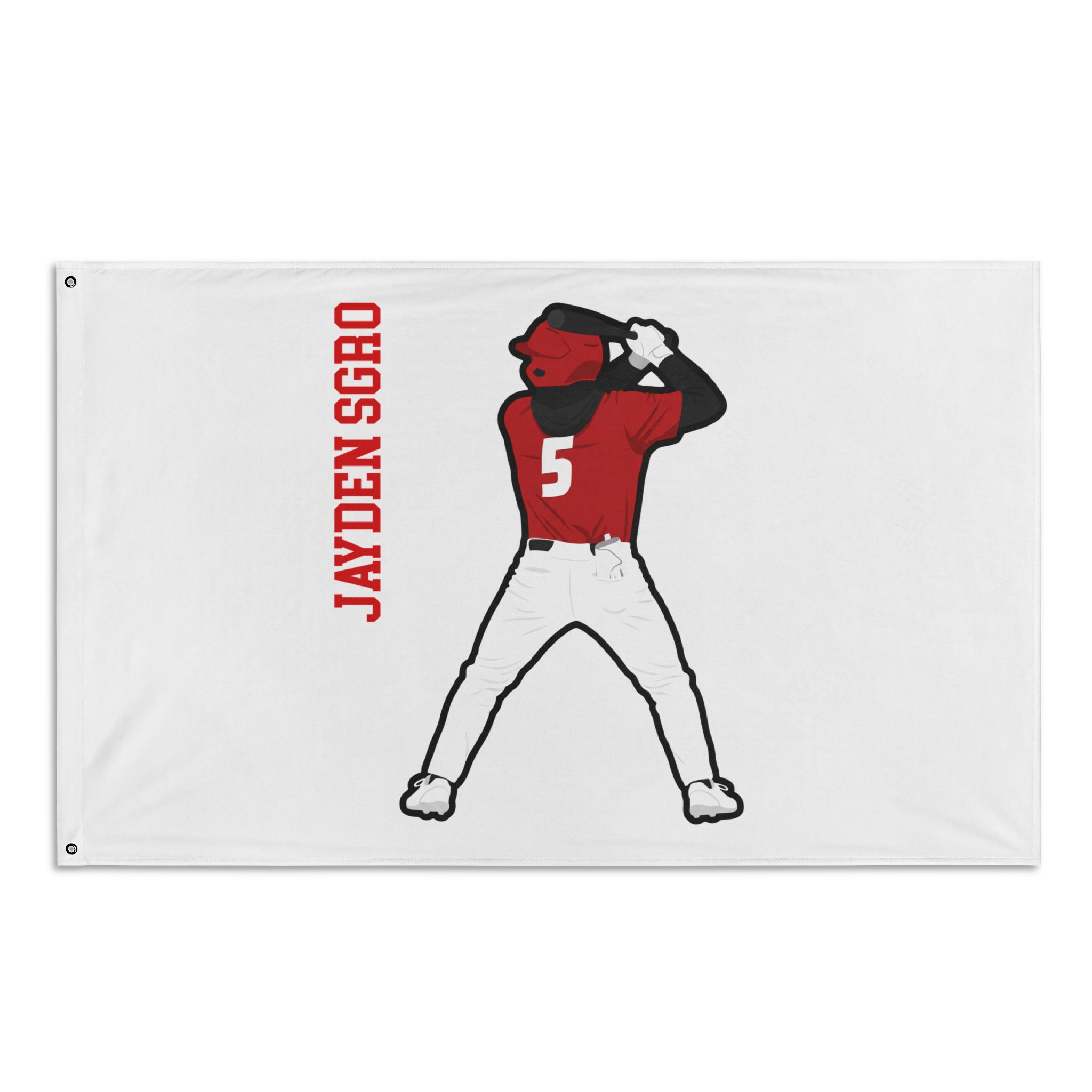 Flag (35 × 56 in) — character_name_vertical in Classic