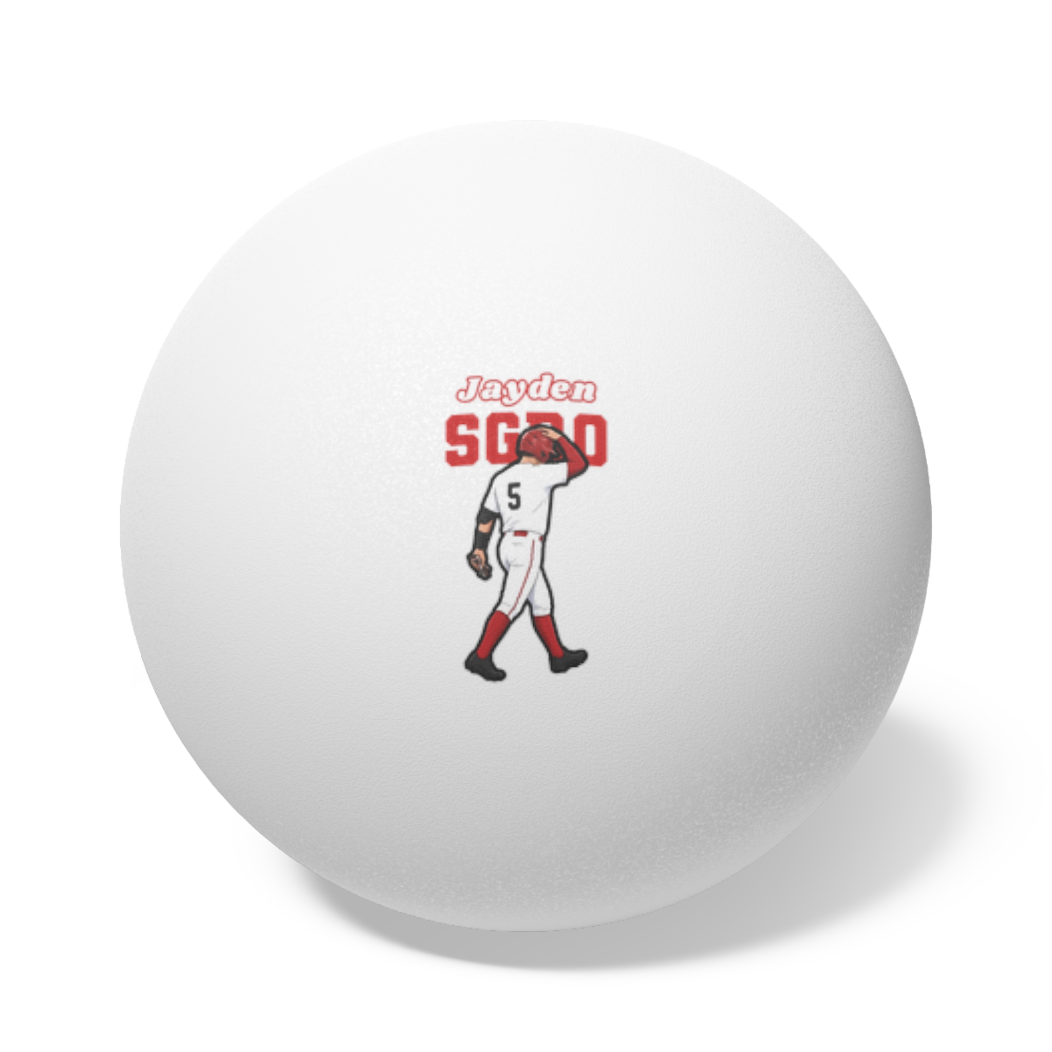 Ping Pong Balls, 6 pcs — character_name_arch in White