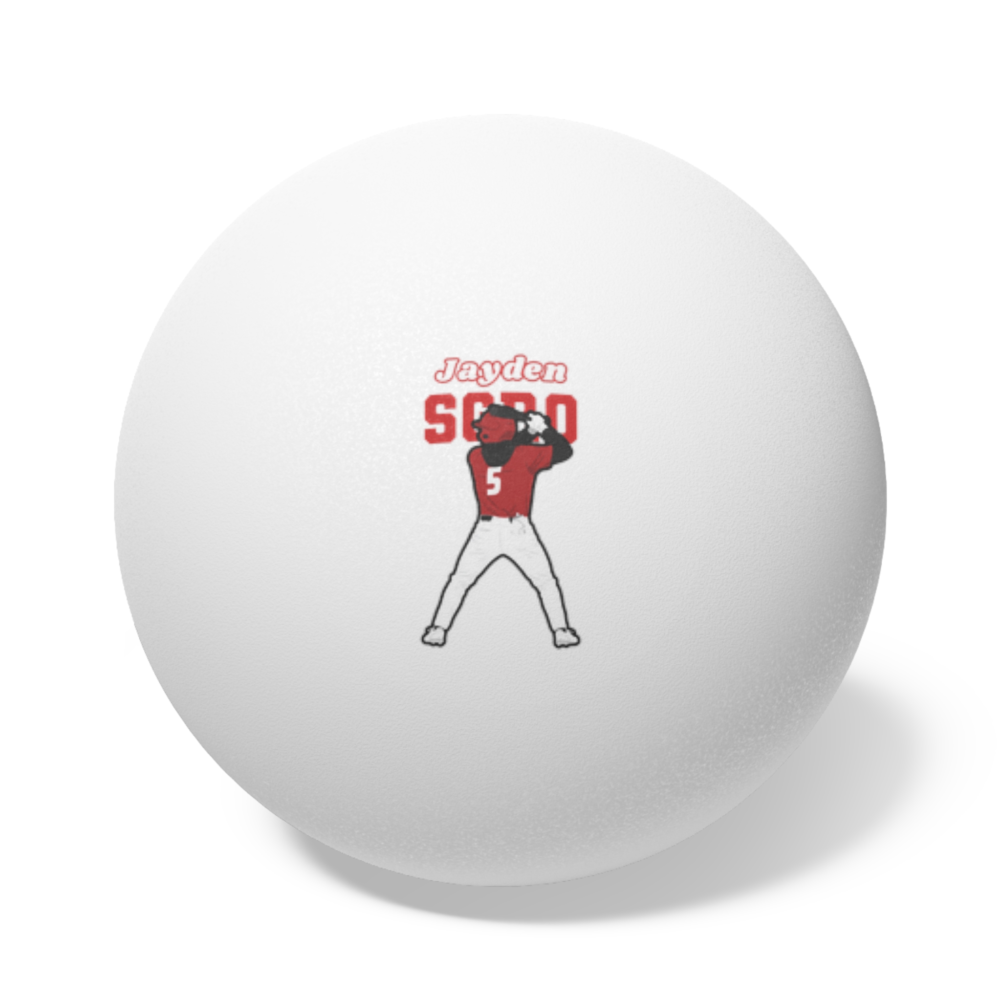 Ping Pong Balls, 6 pcs — character_name_arch in White
