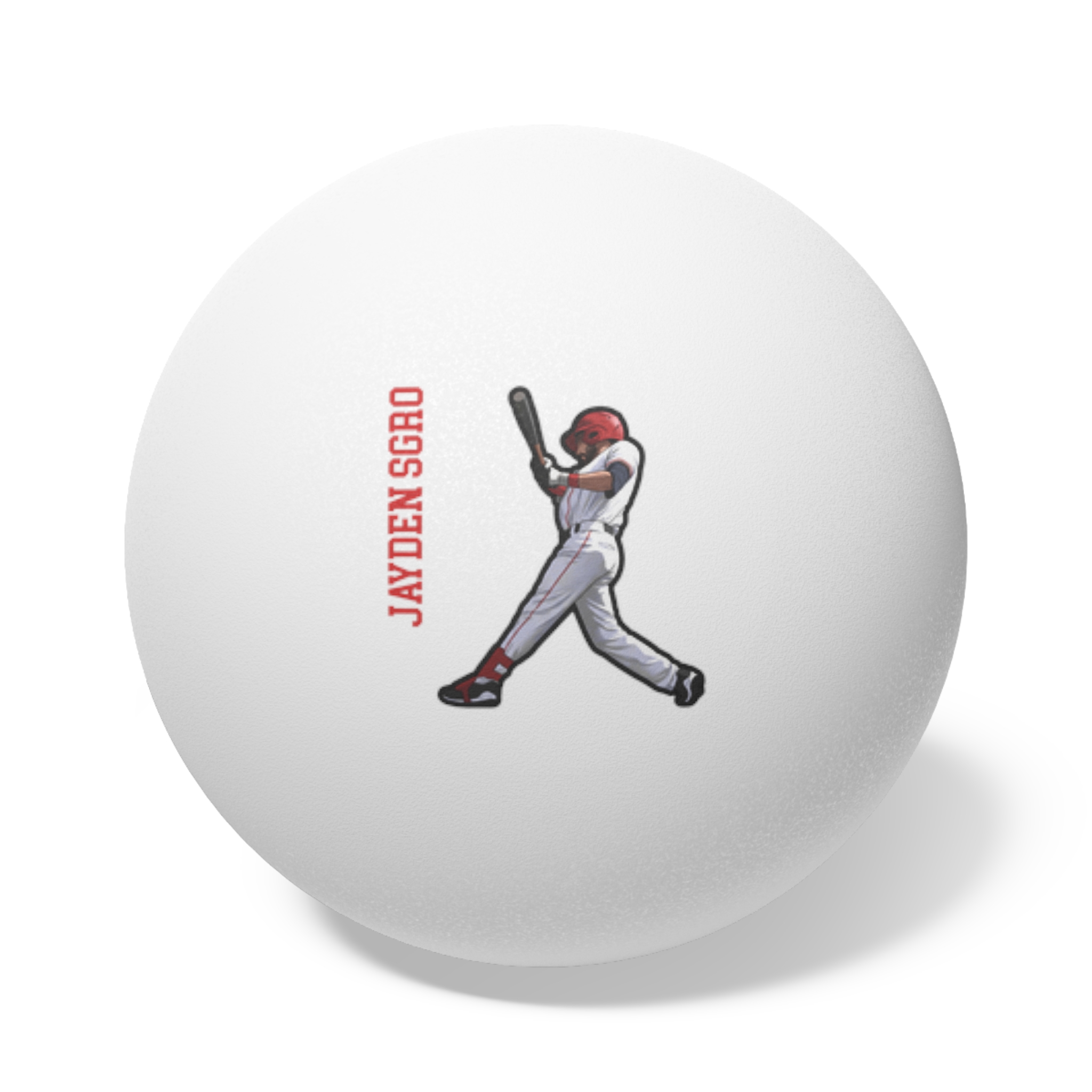 Ping Pong Balls, 6 pcs — character_name_vertical in White