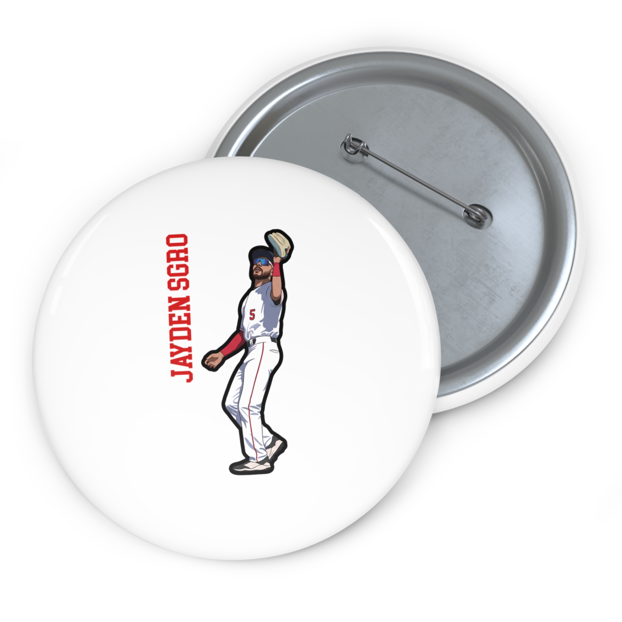Game Day Pin — character_name_vertical in Classic