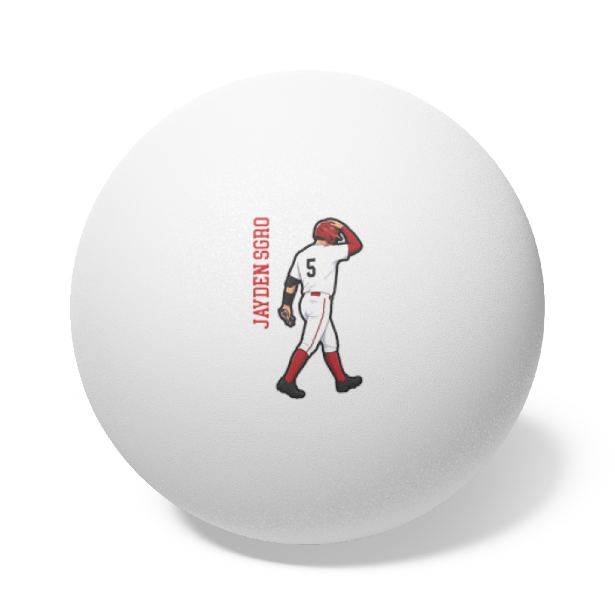 Ping Pong Balls, 6 pcs — character_name_vertical in White